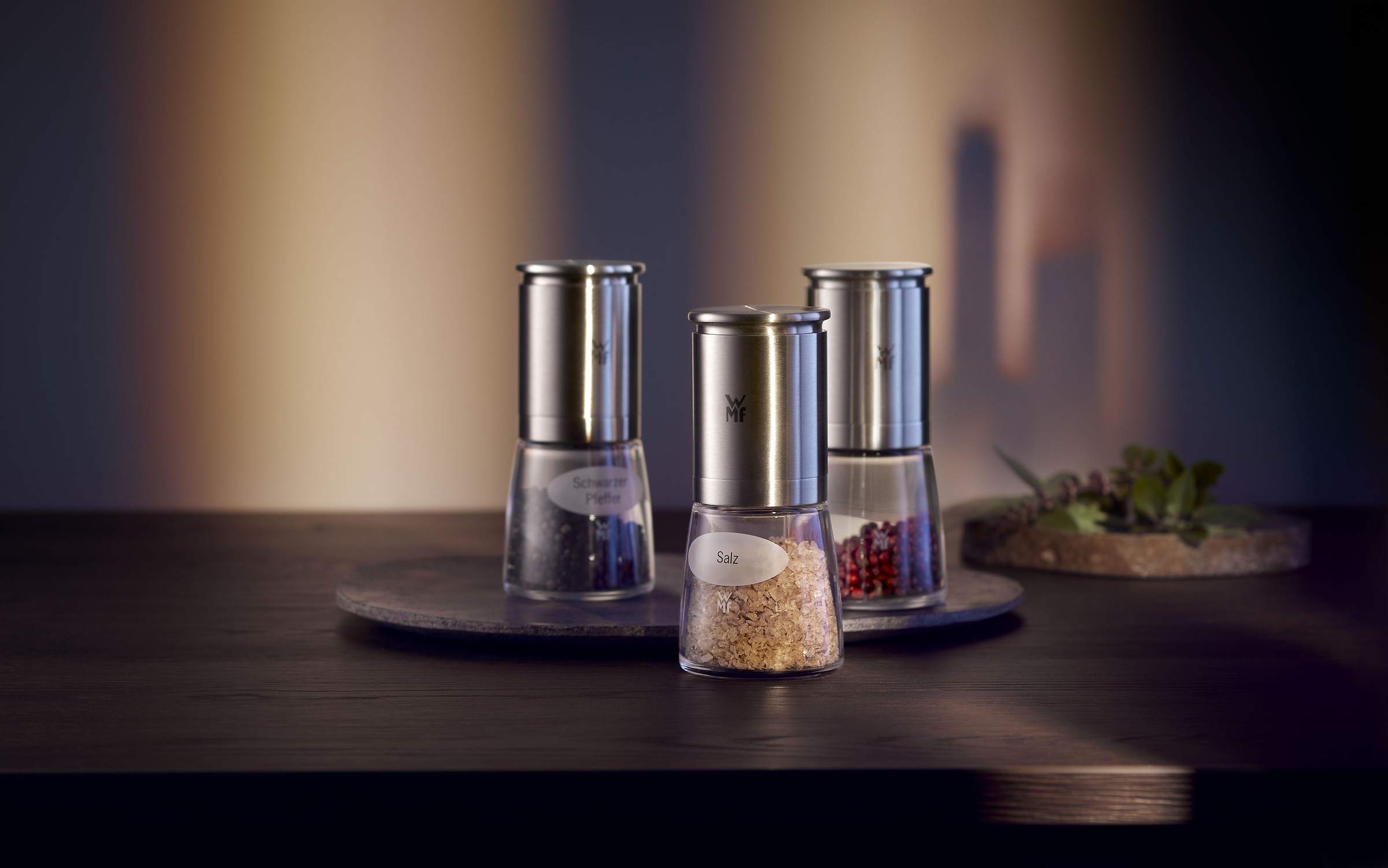WMF Gewürzmühle "De Luxe" Keramik-Mahlwerk, aromadicht, Mahlstärken-Einstel günstig online kaufen