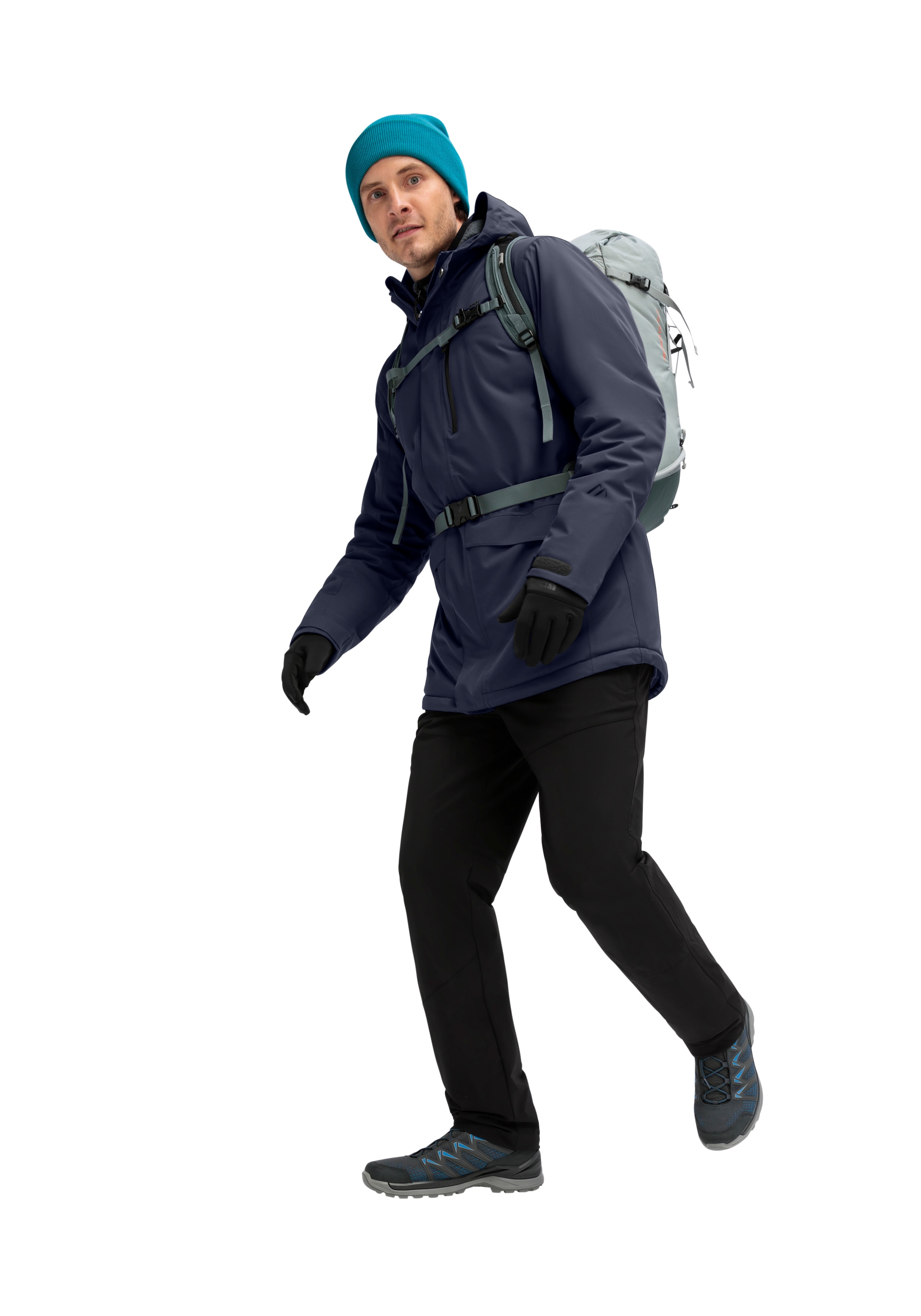 Maier Sports Winterjacke »Peyor long« warme Herren Regenjacke, wattierter Parka, wasserdicht + atmungsaktiv