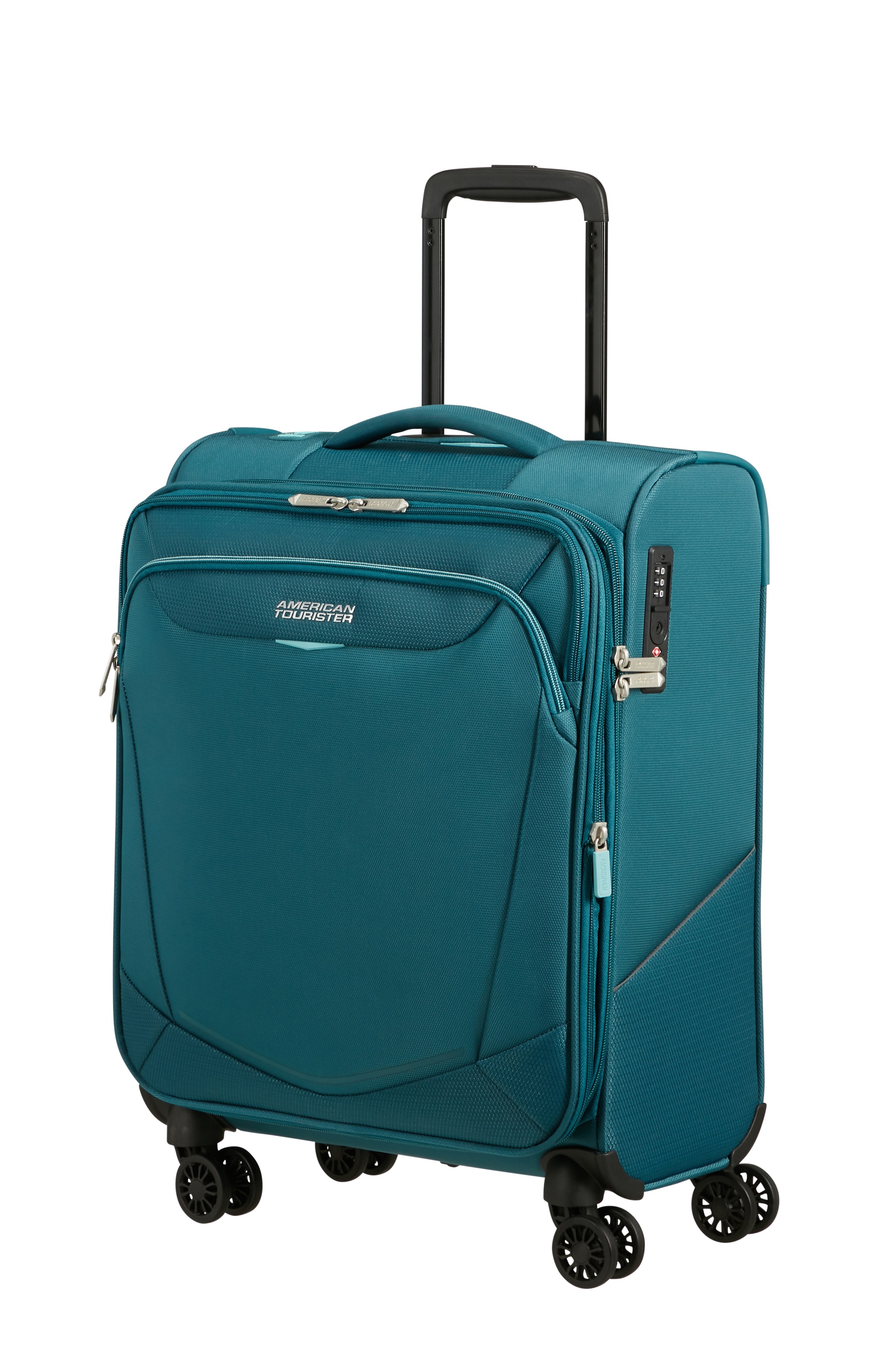 American Tourister® Weichgepäck-Trolley »SUMMERRIDE, in verschiedenen Größen« 43 l 4 Rollen Reisekoffer Volumenerweiterung TSA-Schloss