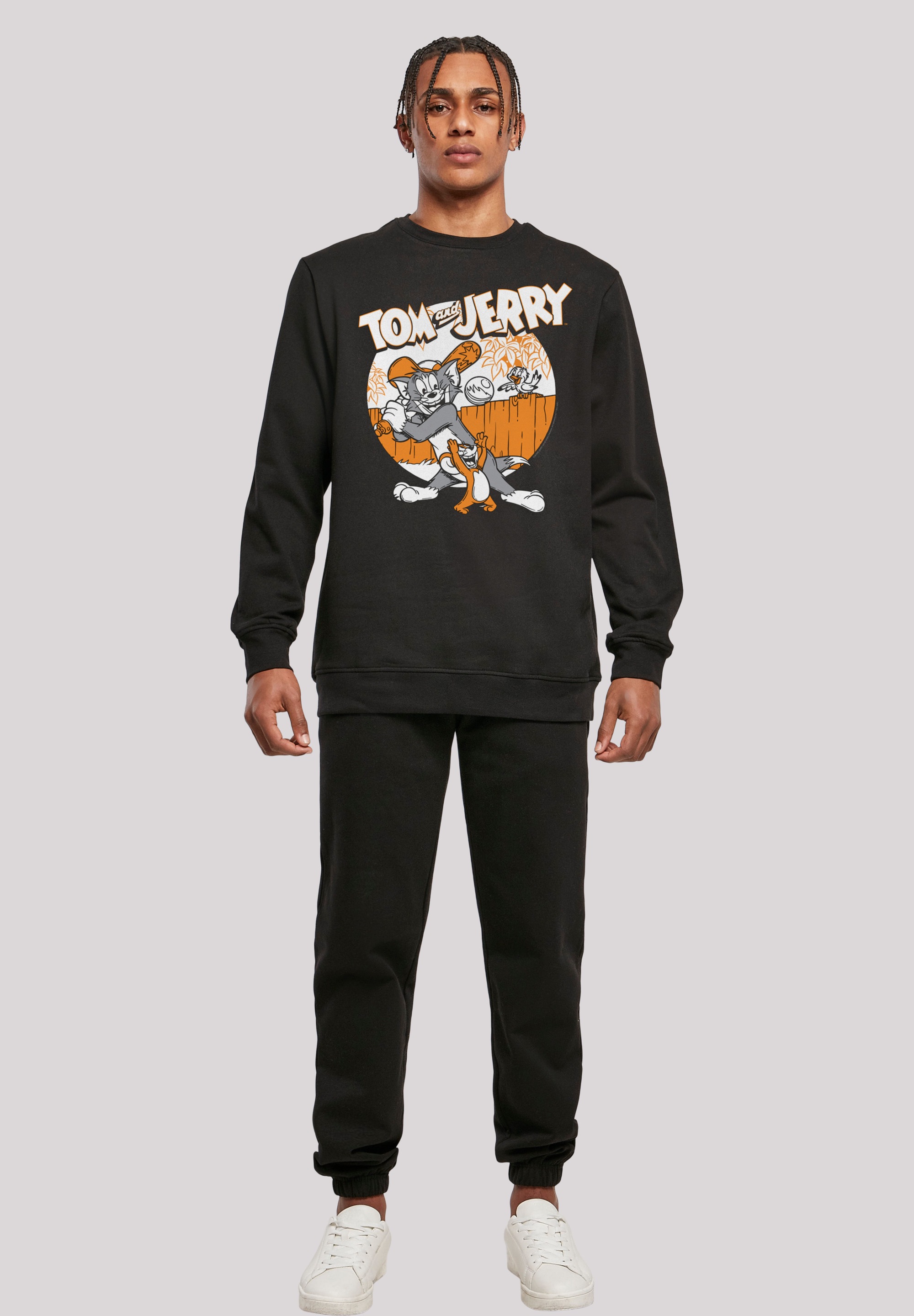 F4NT4STIC Sweatshirt »Tom und Jerry Play Baseball«, Print