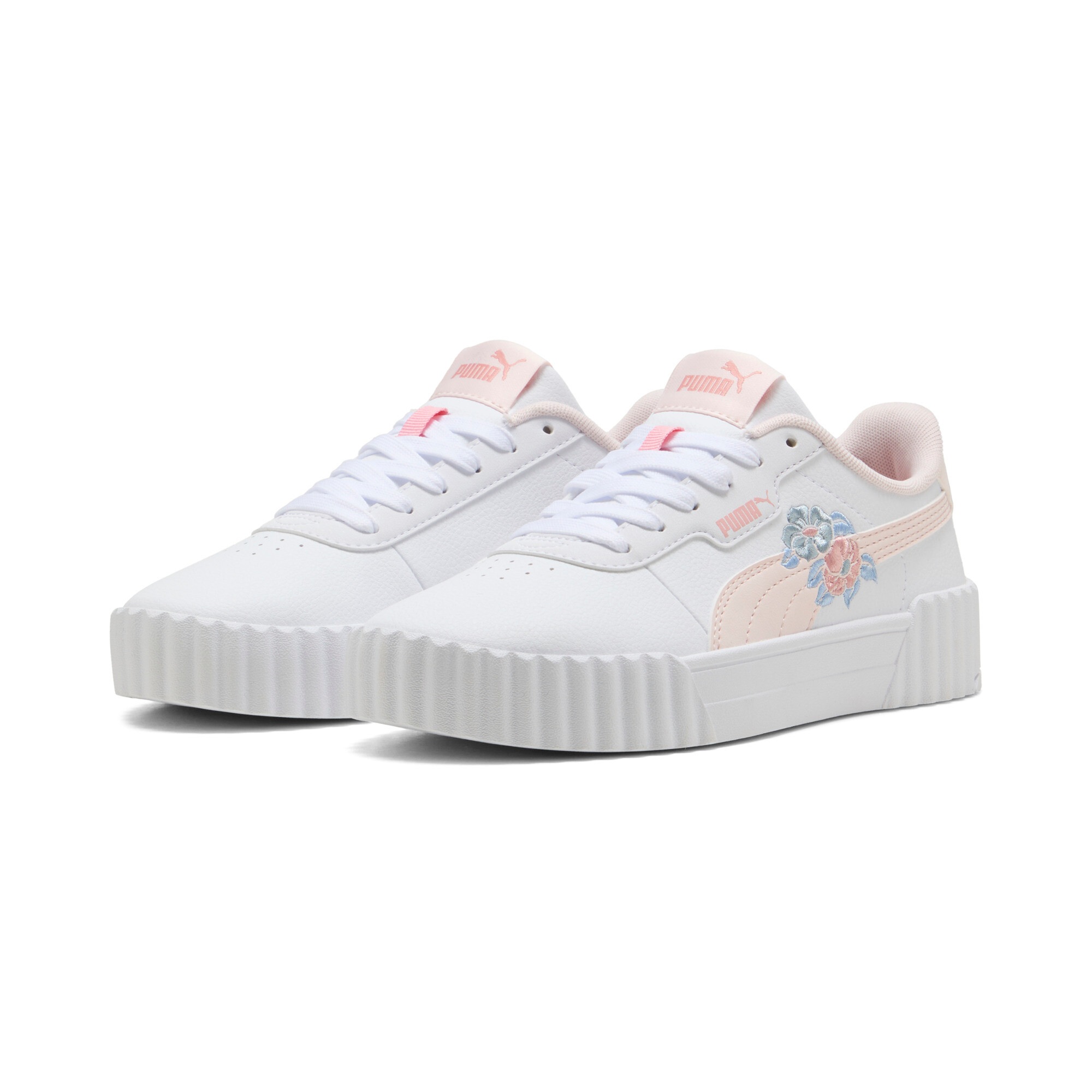 PUMA Sneaker »CARINA 30 FLORAL JR«  für Jugendliche, sportlicher Stil, mit profiliertem Laufsohlenprofil