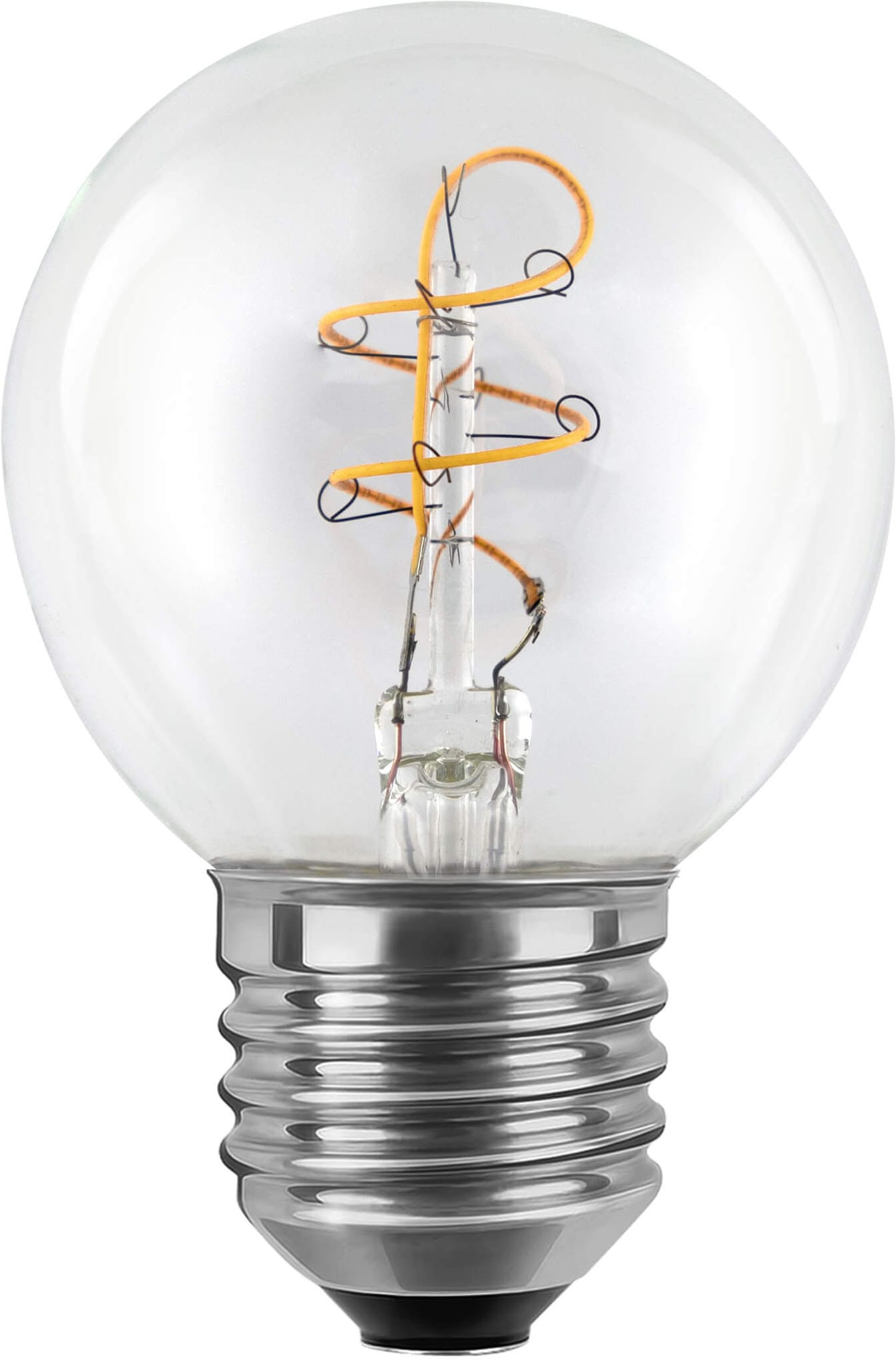 SEGULA LED-Filament "LED Golfball klar, E27", L:7,8cm Ø:5cm, transparent, Leuchtmittel