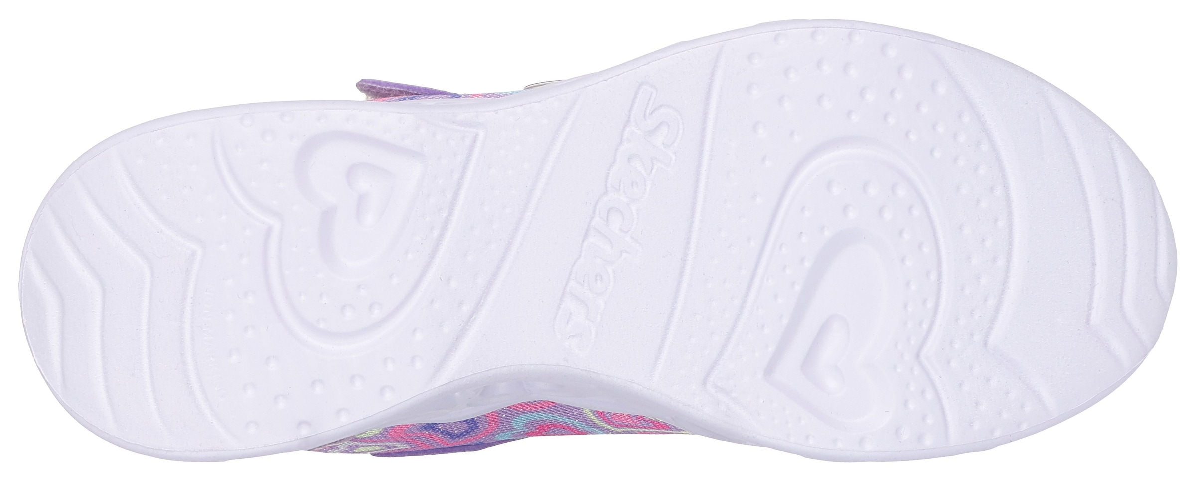 Skechers Sneaker »HEART LIGHTS«, Blinkschuh mit Herz-Laufsohle, Größenschablone zum Download