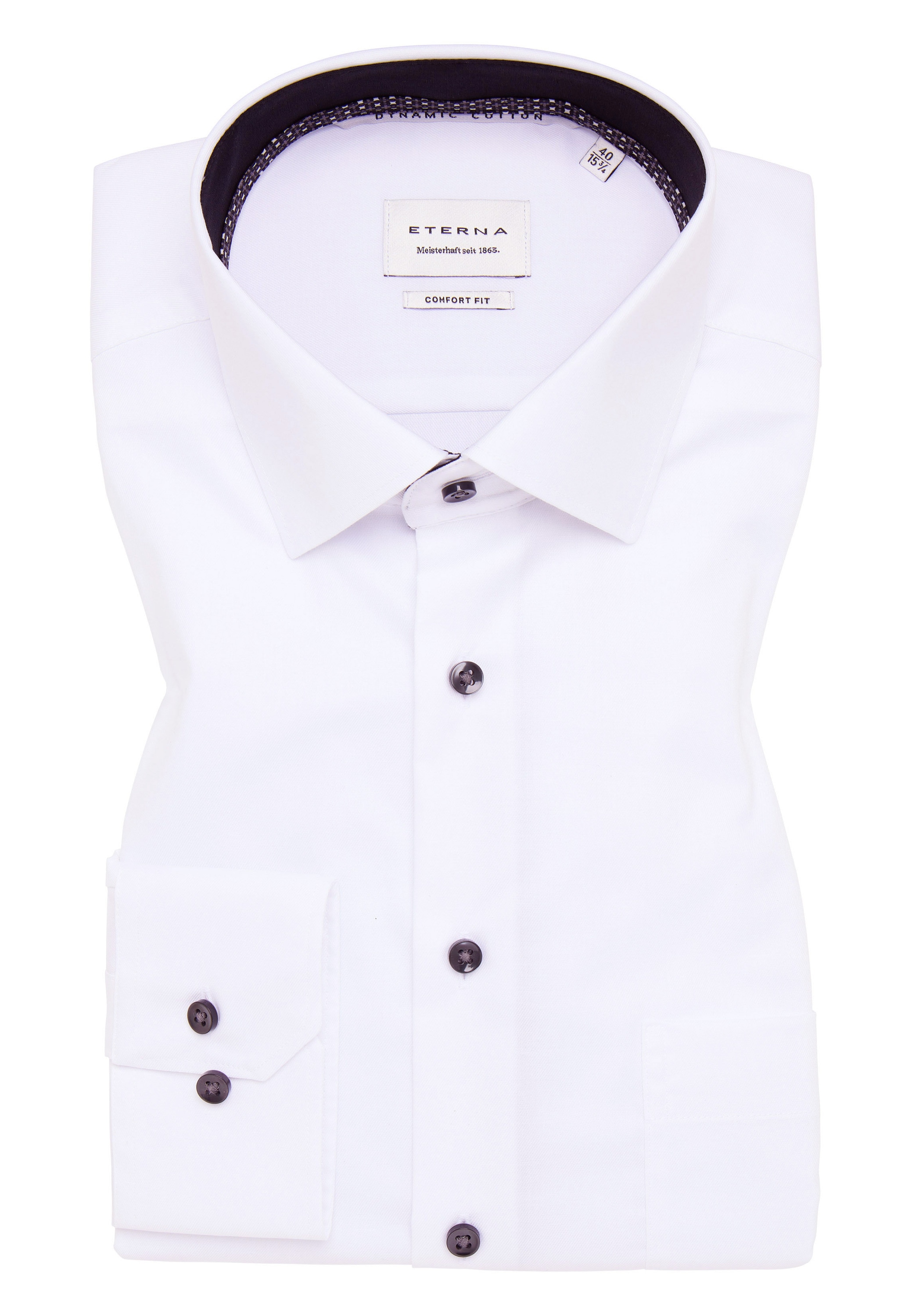 Eterna Langarmhemd »COMFORT FIT« NON IRON (bügelfrei)