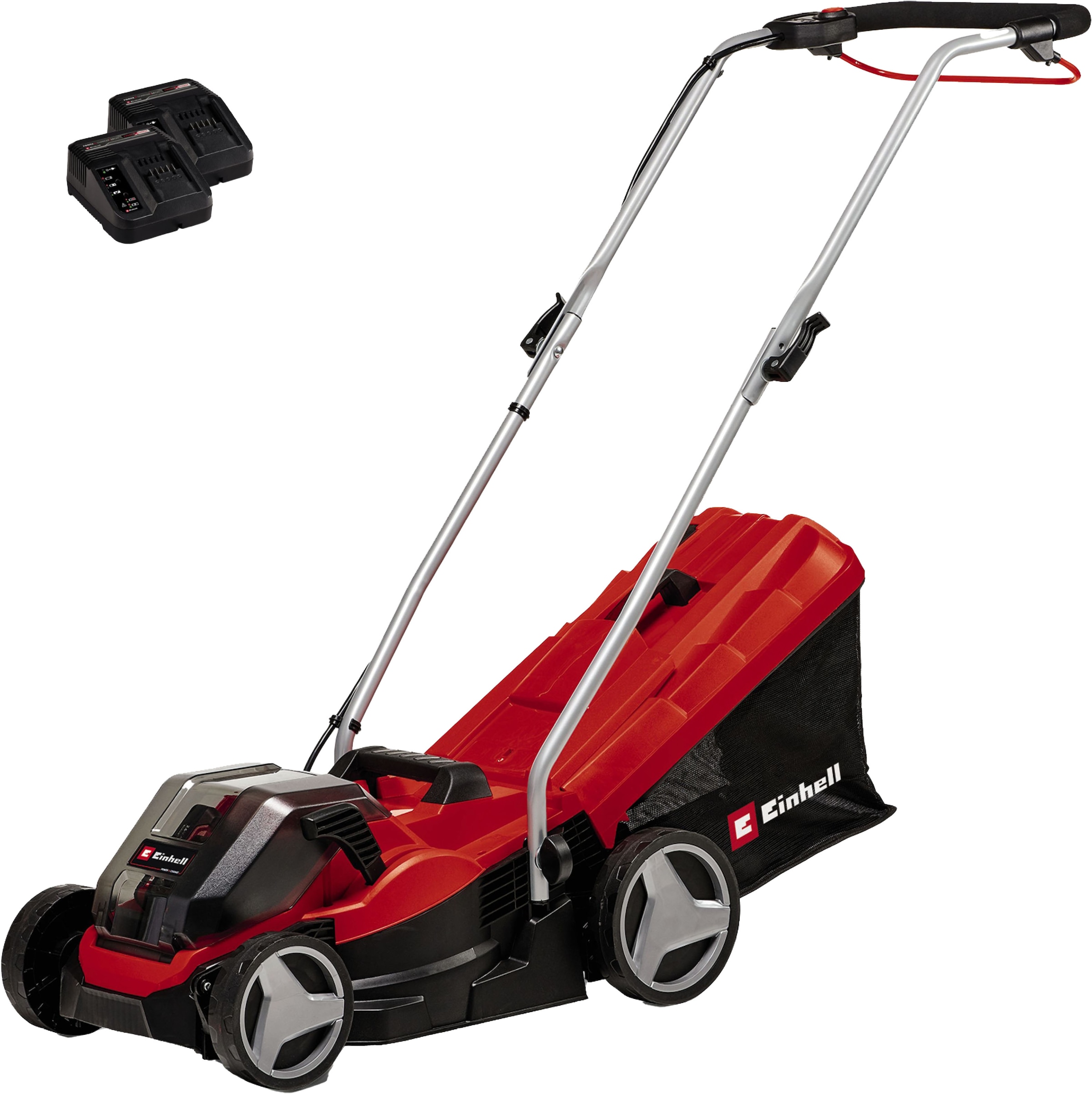 Einhell Akkurasenmäher "GE-CM 36/33 Li SET" mit 2 Akkus und Ladegerät