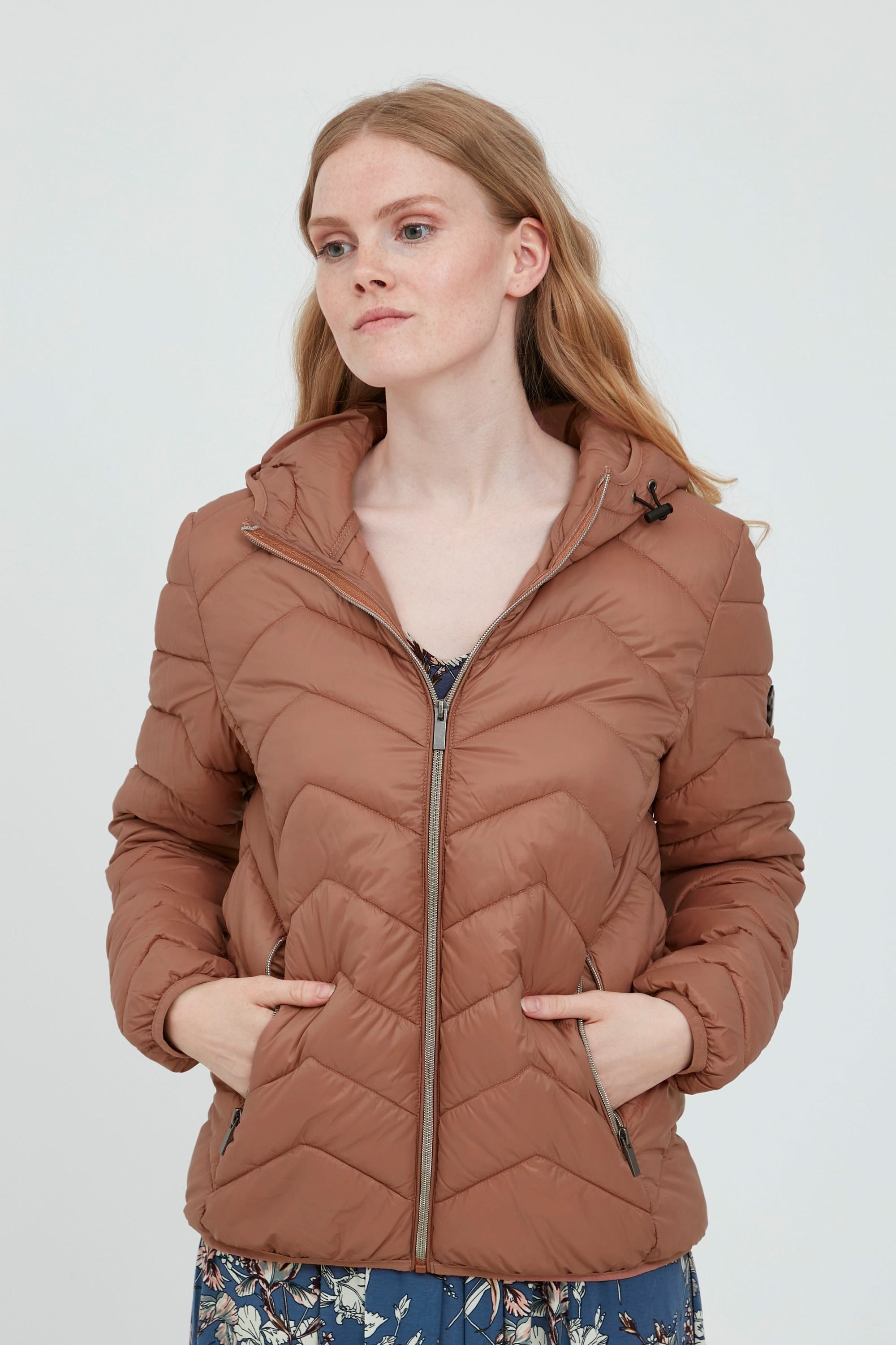 fransa Steppjacke »Steppjacke FRBapadding«, mit Kapuze