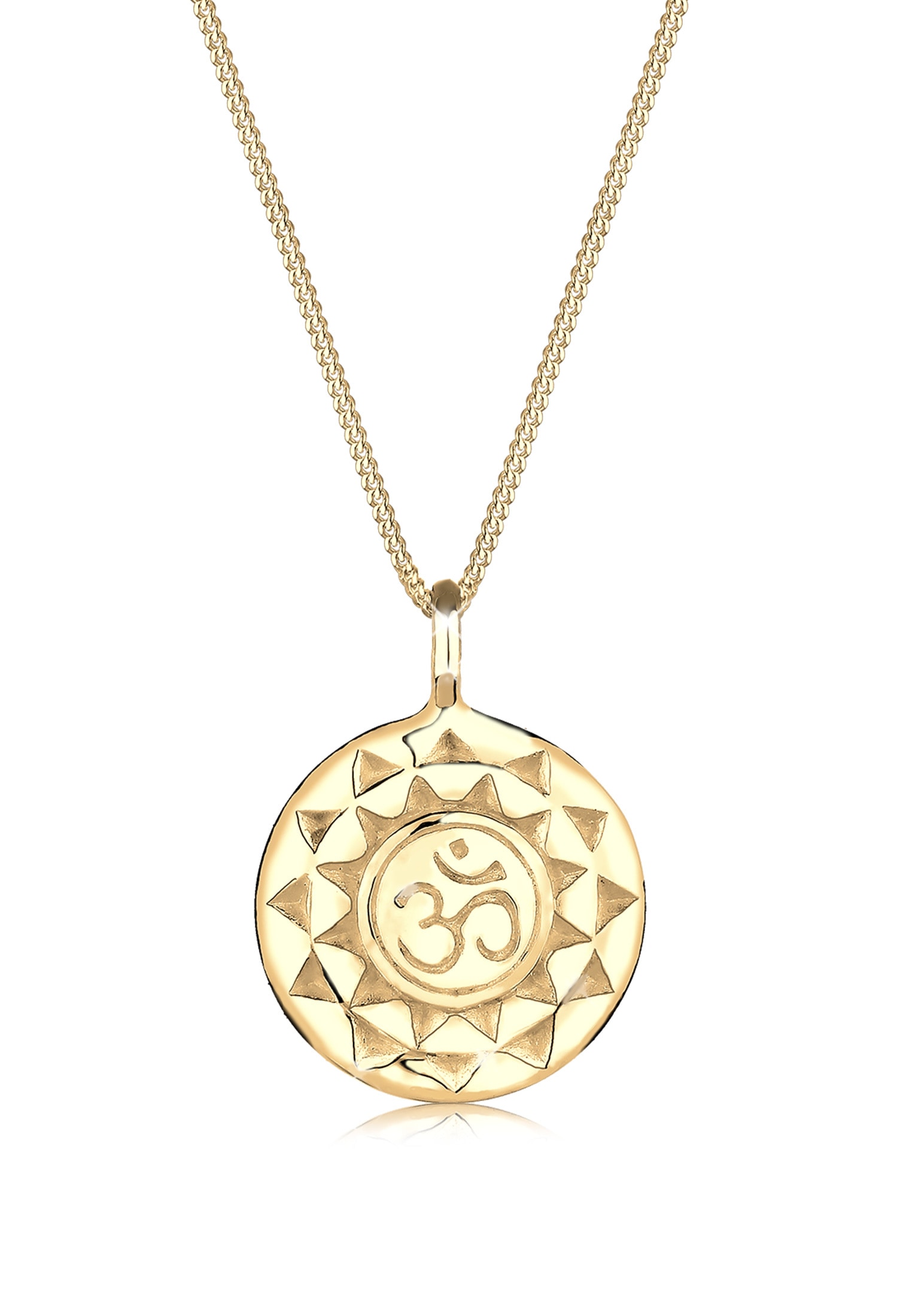 Kette mit Anhänger »Yoga Mantra Om Symbol Talisman 925 Silber«