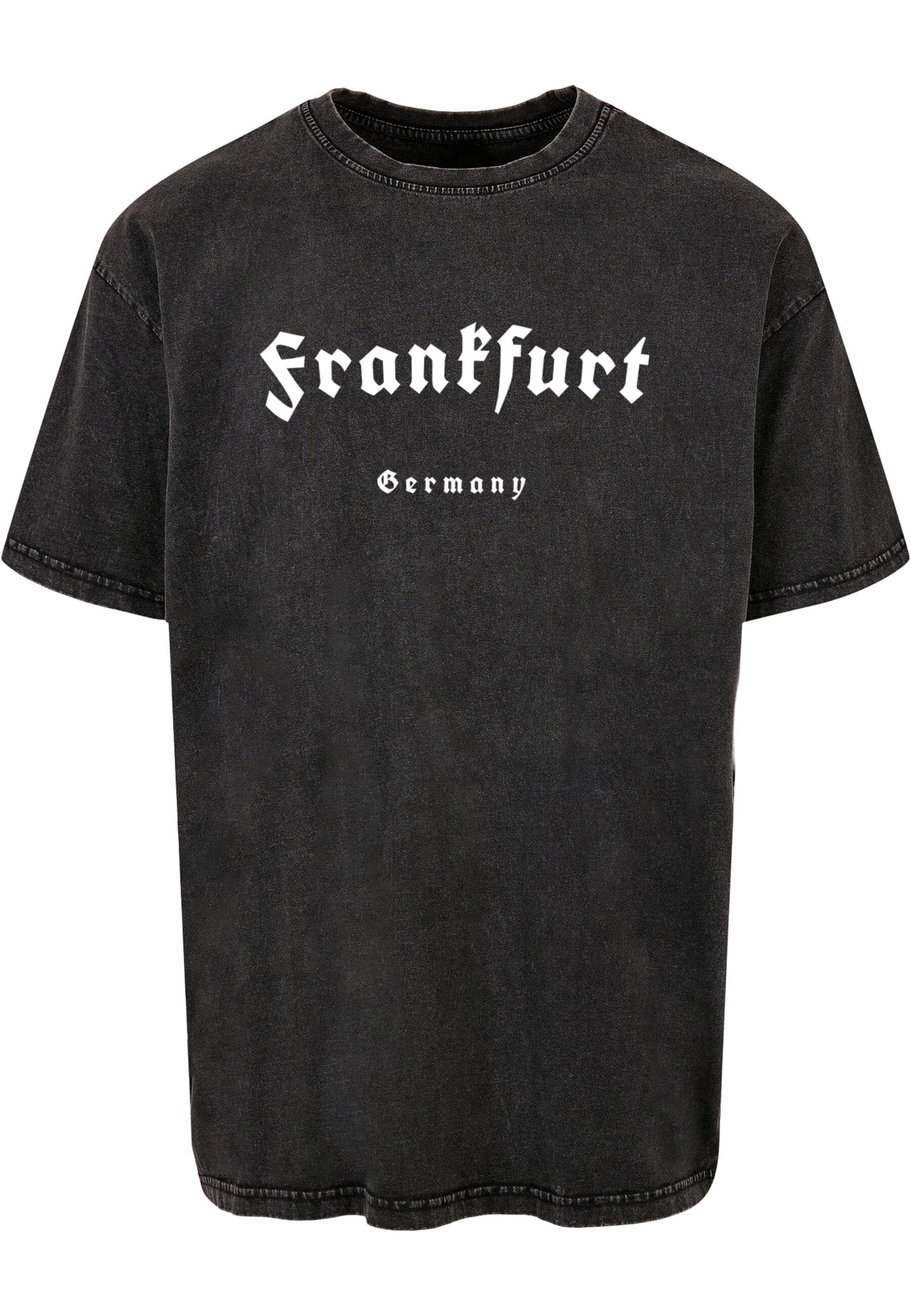 Merchcode T-Shirt "Merchcode Herren Frankfurt X Acid Washed Heavy Oversize günstig online kaufen