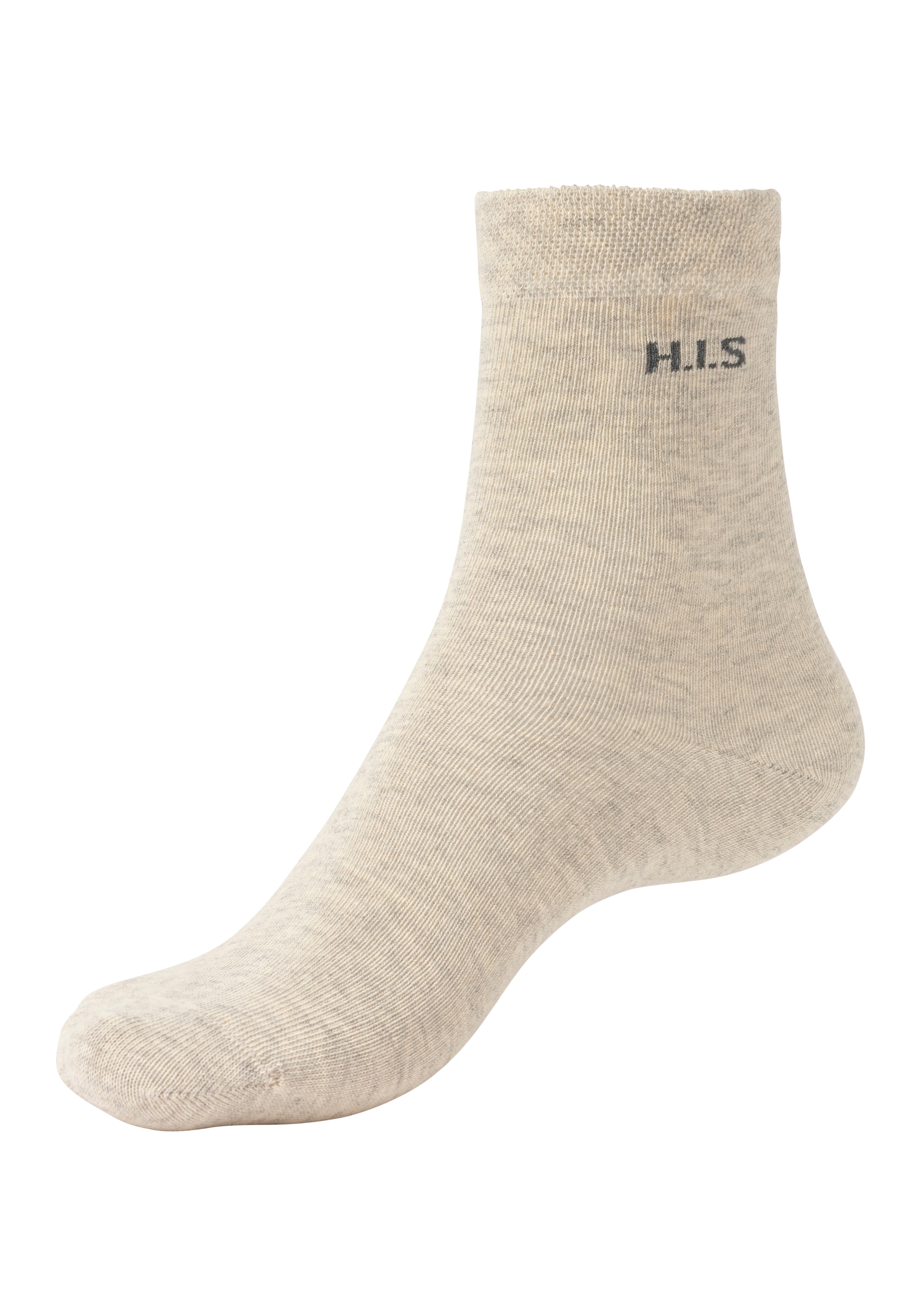 H.I.S Socken, (Set, 4 Paar), ohne einschneidendes Bündchen