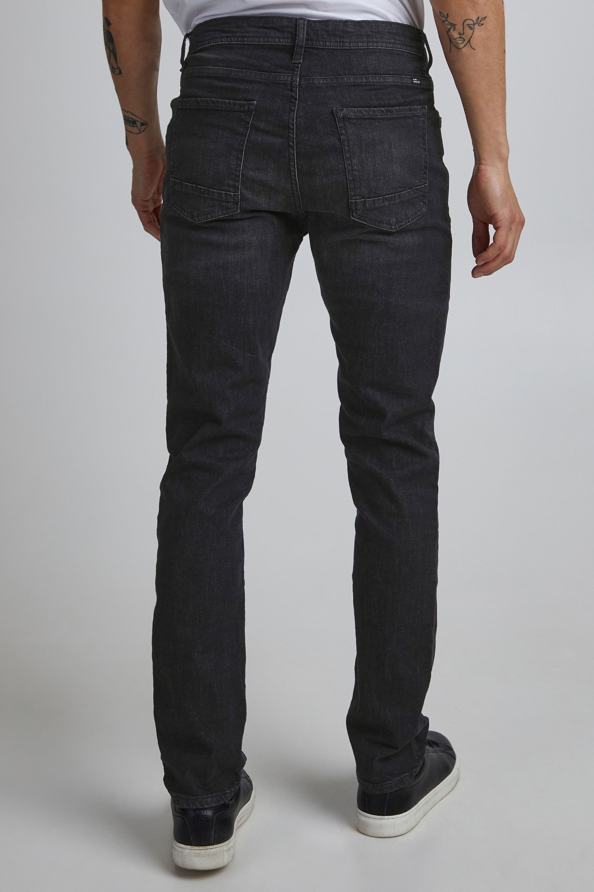 Slim-fit-Jeans BLEND "Slim Fit Jeans BHJet", Herren, Gr. 30, Länge 30, schwarz (denim schwarz), Obermaterial: 98% Baumwolle CO. 2% Elasthan EL., Jeans Slim-fit-Jeans 6