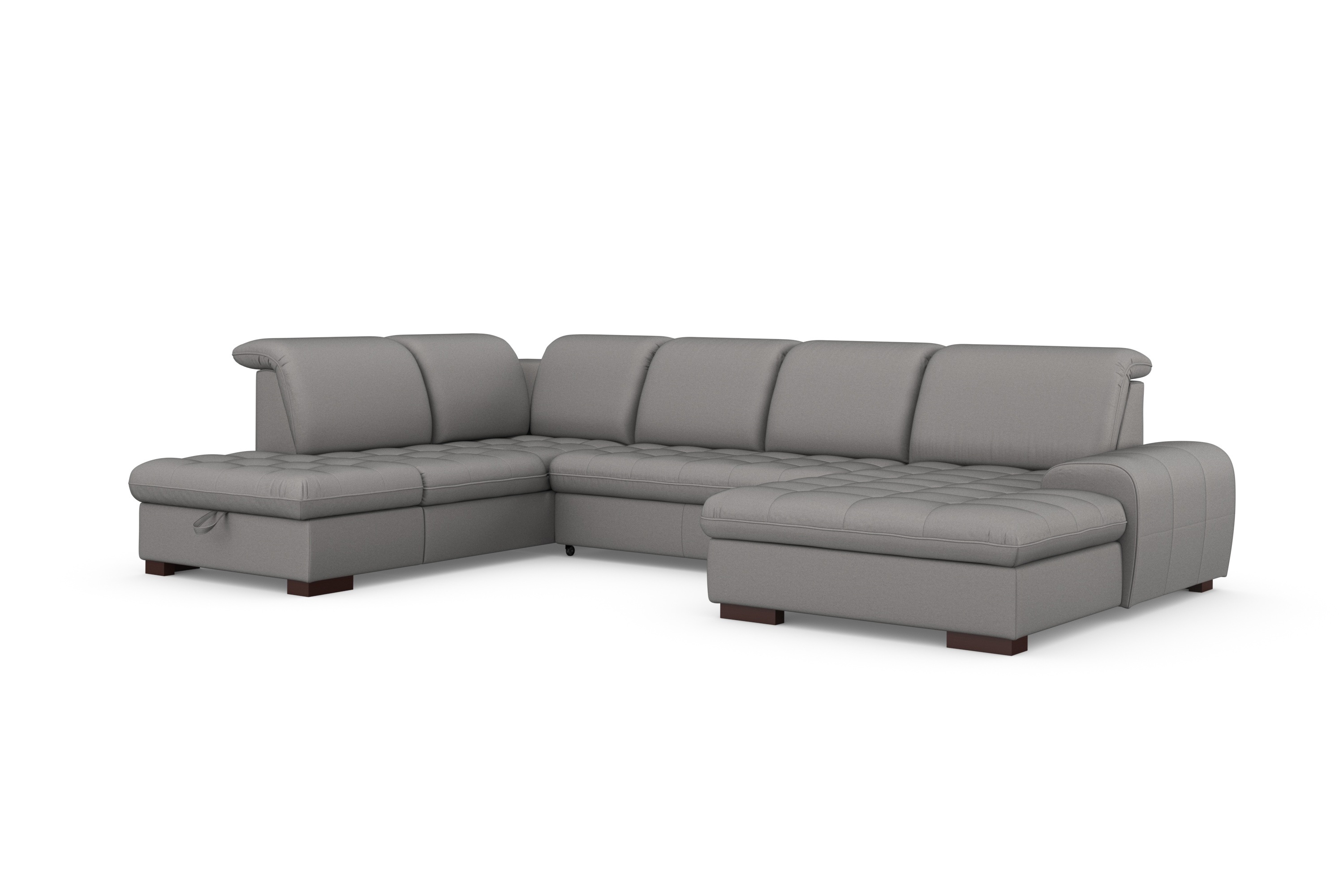 Thumbnail - sit&more Wohnlandschaft "Luxor U-Form" wahlweise mit Bettfunktion, Bettkasten und Kopfteilverstellung