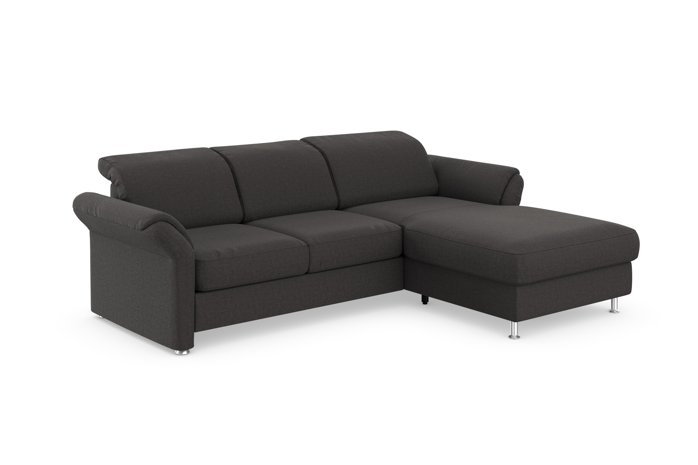 sit&more Ecksofa »Apulia L-Form«, wahlweise Bettfunktion, Bettkasten und Kopf- und Armteilverstellung