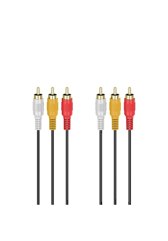 Hama Audio-Kabel »Audiokabel Videokabel 3 C...