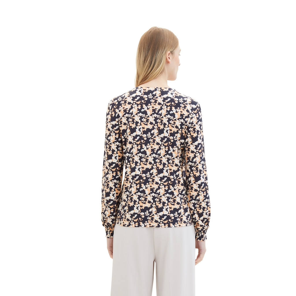 TOM TAILOR Blusenshirt, mit Allover-Print