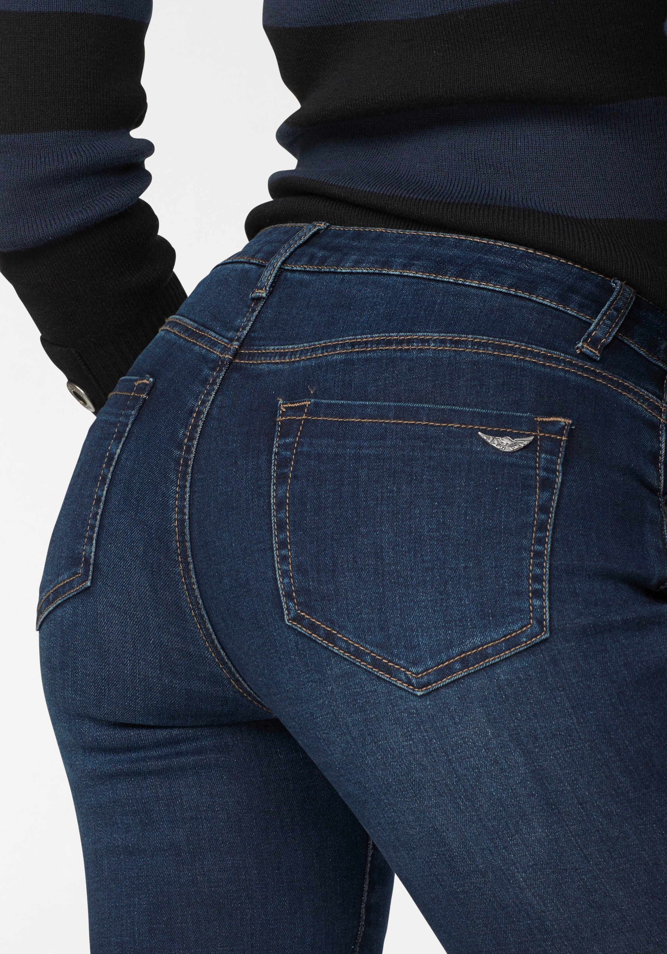 Skinny-fit-Jeans »Ultra-Stretch«, BAUR | Arizona bestellen Waist Mid