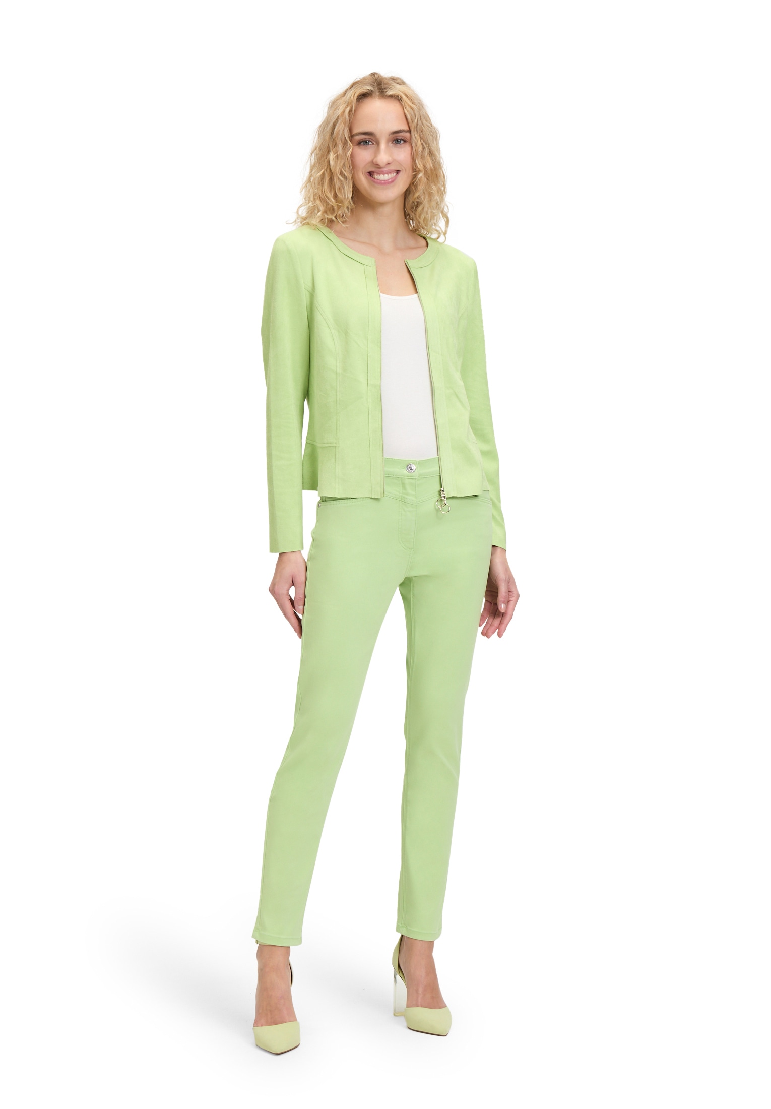 Betty Barclay Jackenblazer »Betty Barclay Blazer-Jacke mit Reißverschluss«, Material