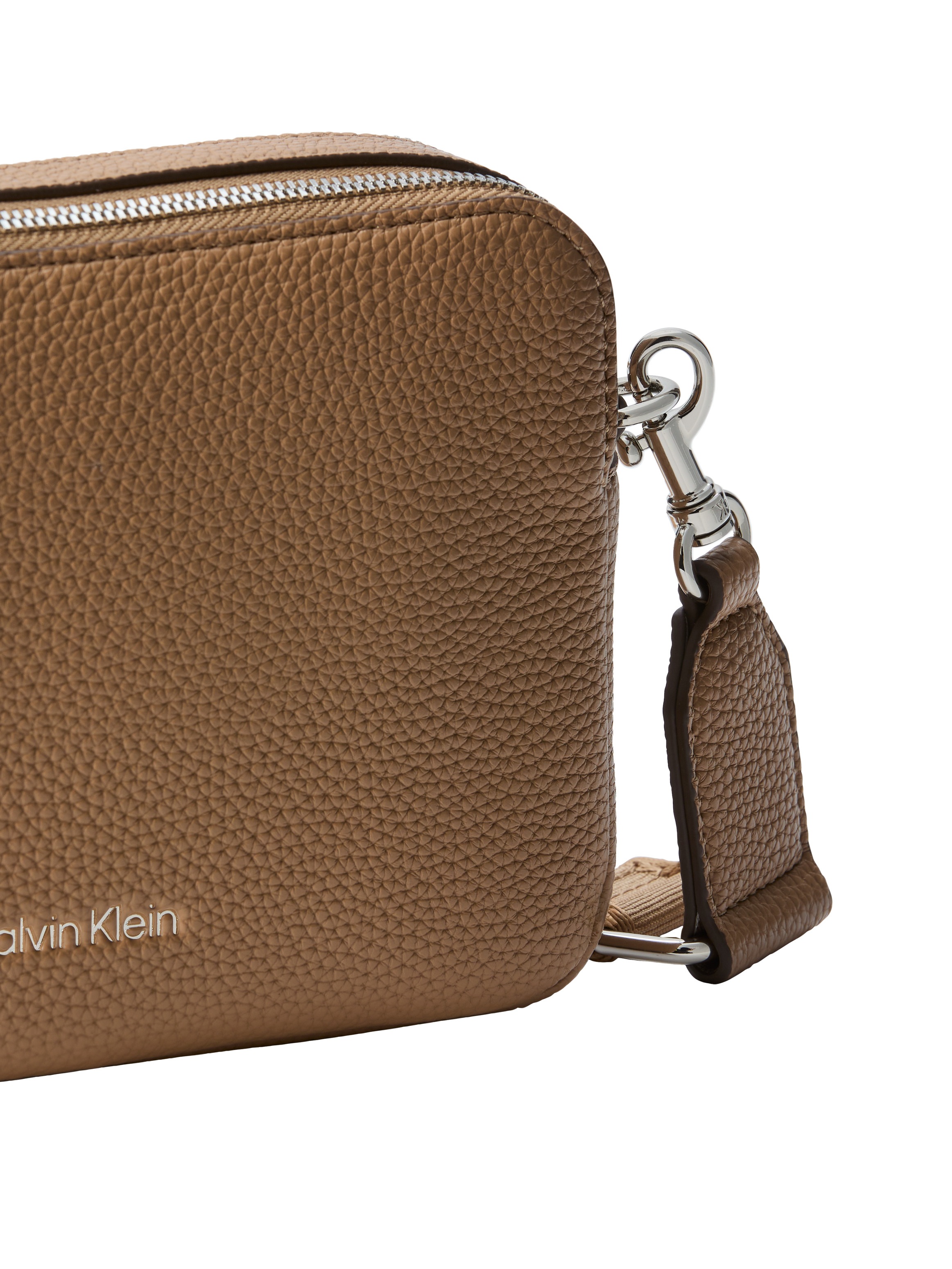 Calvin Klein Umhängetasche »WEBBING 2X STRAP CAMERA BAG« Damen Schultertasche, Handtasche mit Logoschriftzügen