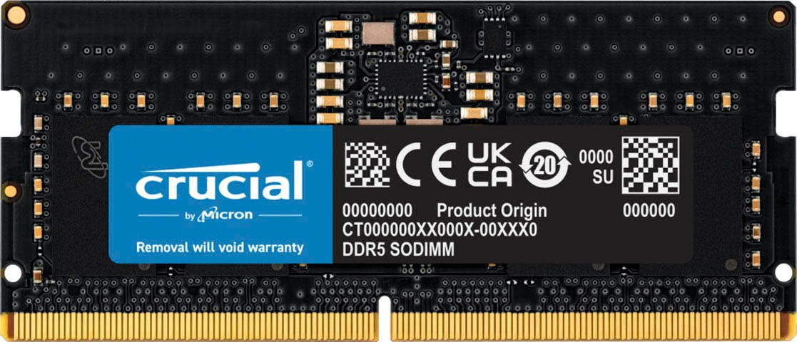 Crucial Arbeitsspeicher »8GB DDR5-4800 SODIMM«