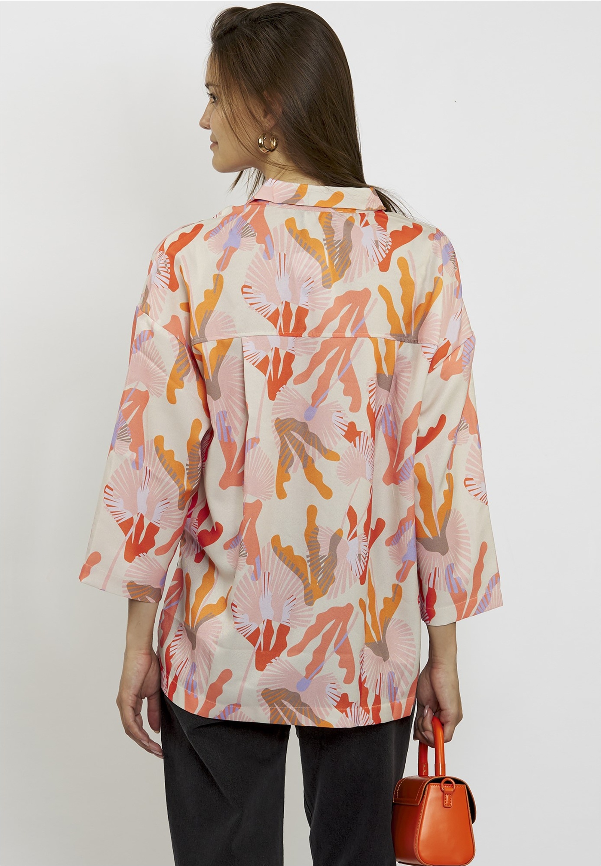 freshlions Klassische Bluse, (1 tlg.), mit elegantem Kentkragen