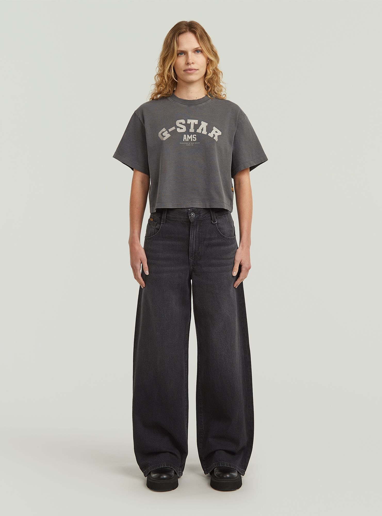 G-STAR T-Shirt "Washed Boxy T-Shirt" günstig online kaufen