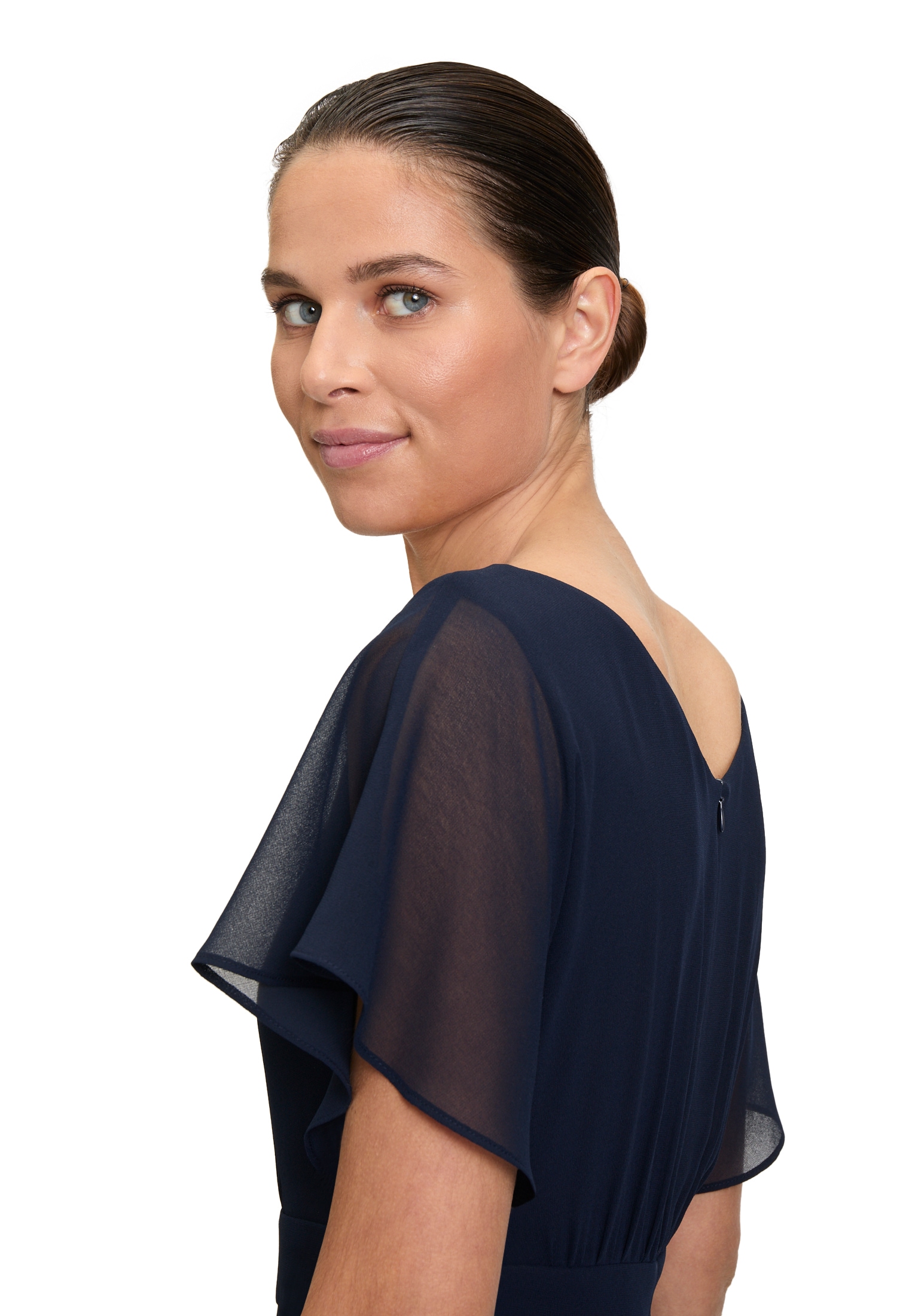 Vera Mont Cocktailkleid »Vera Mont Damen Cocktailkleid kurzarm«, Raffung