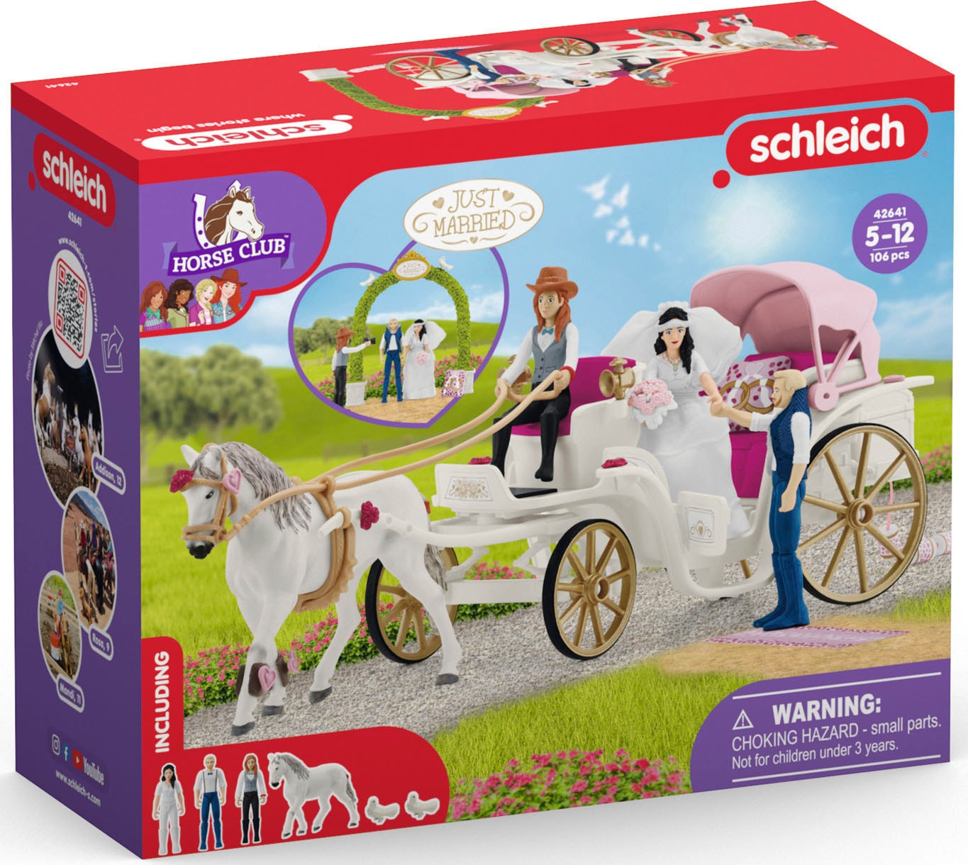 Schleich® Spielwelt »HORSE CLUB, Hochzeitskutsche (42641)«