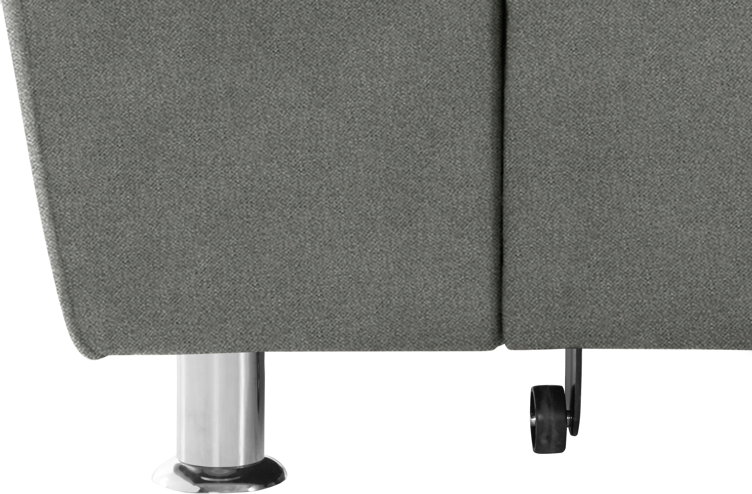 DOMO collection Ecksofa »Franzi L-Form«, wahlweise mit Kopfteilverstellung (dann Tiefe: 170 cm)