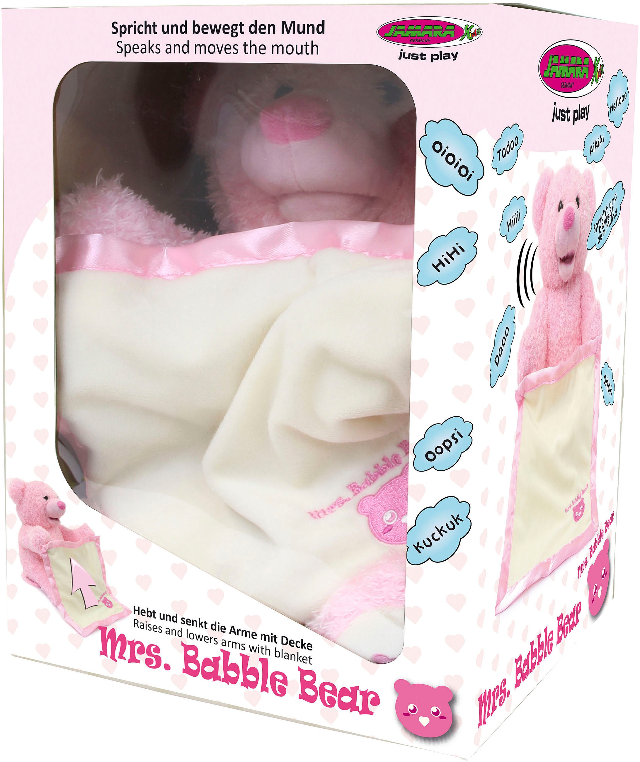 Jamara Kuscheltier »Mrs. Babble Bear pink«