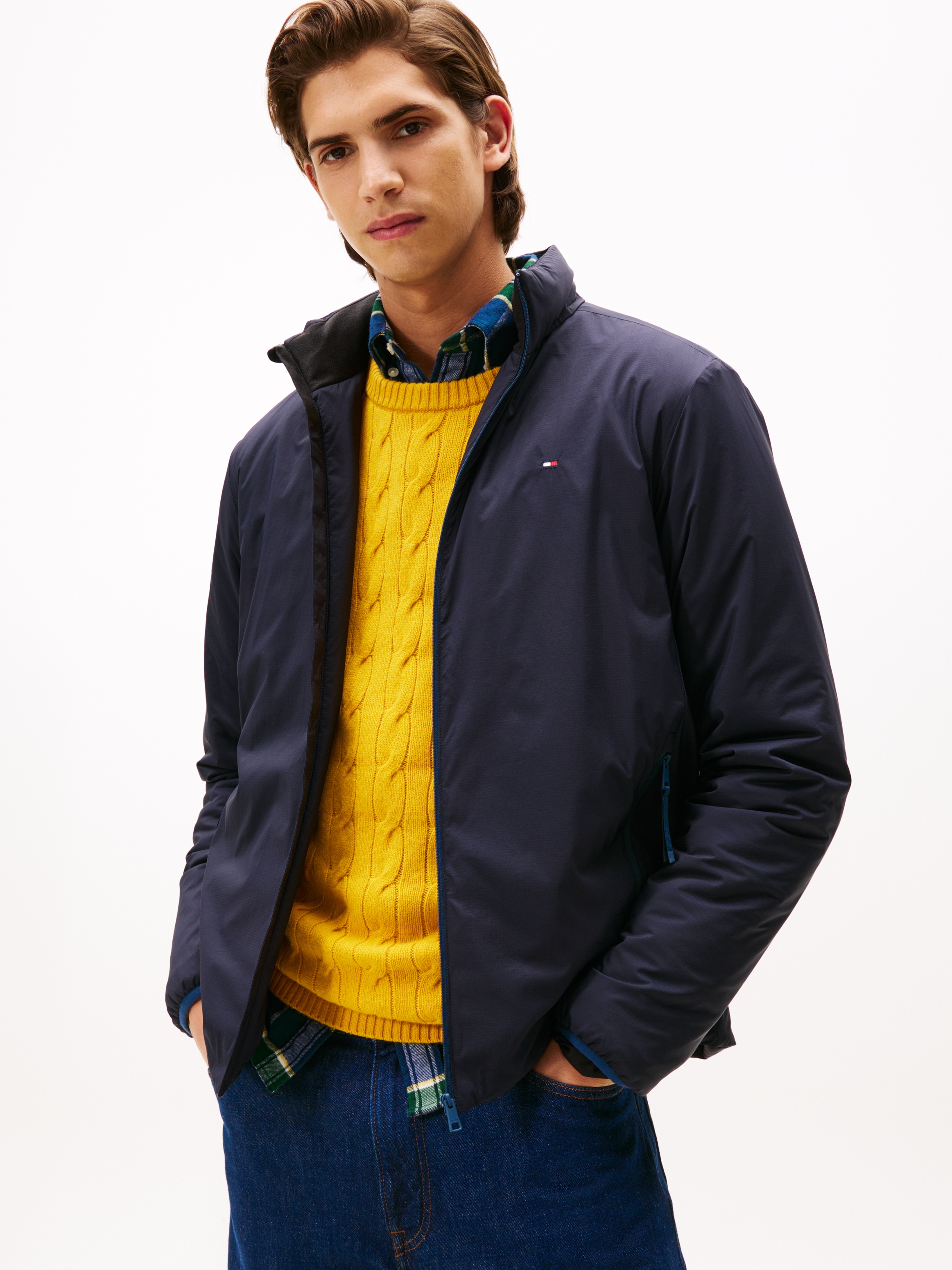 Tommy Hilfiger Blouson "LIGHTWEIGHT", Freizeitjacke, Übergangsjacke mit Ste günstig online kaufen