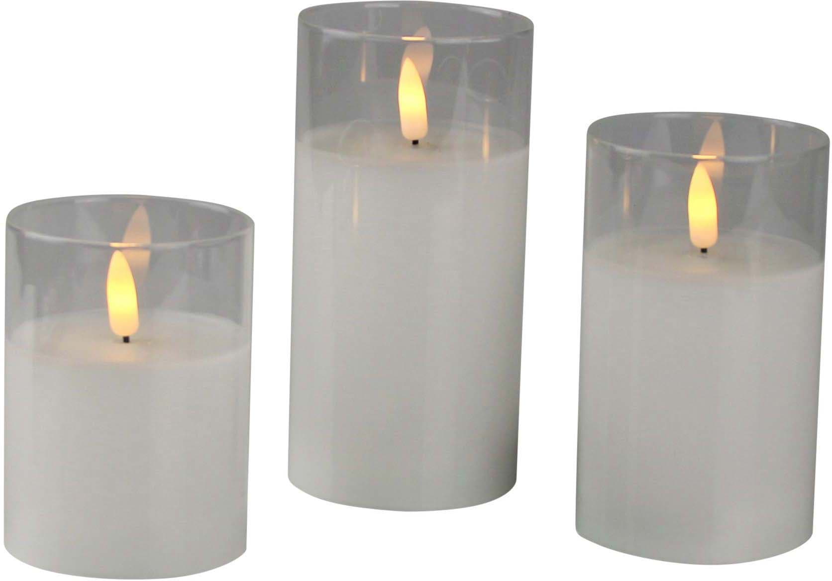 AM Design 1100000002199 mit beweglicher LED-Flamme, weiß