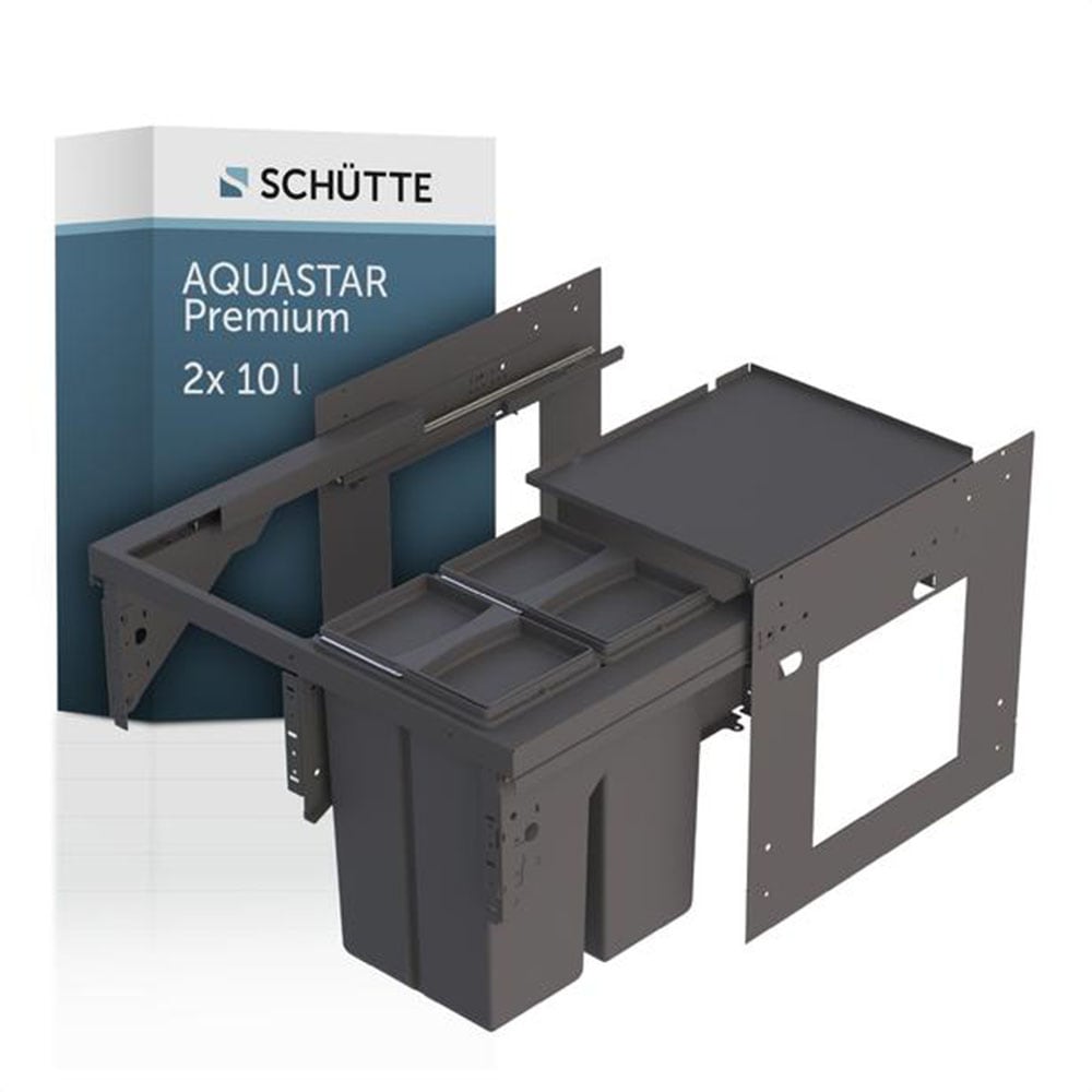 Schütte Mülltrennsystem "Aquastar" 2 Behälter zum Einbau, 60cm, 2 Fächer, A günstig online kaufen