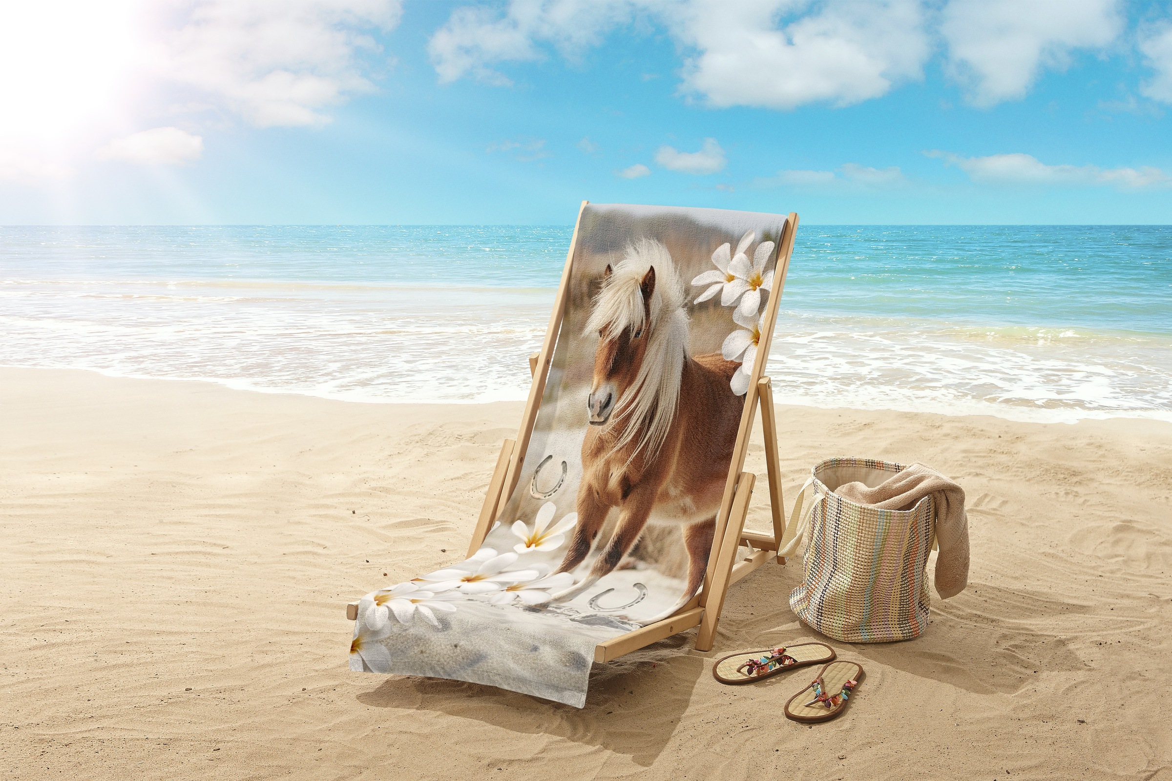 good morning Strandtuch "Fabi" Kinder Strandtuch, Mikrofaser, Velours, saug günstig online kaufen