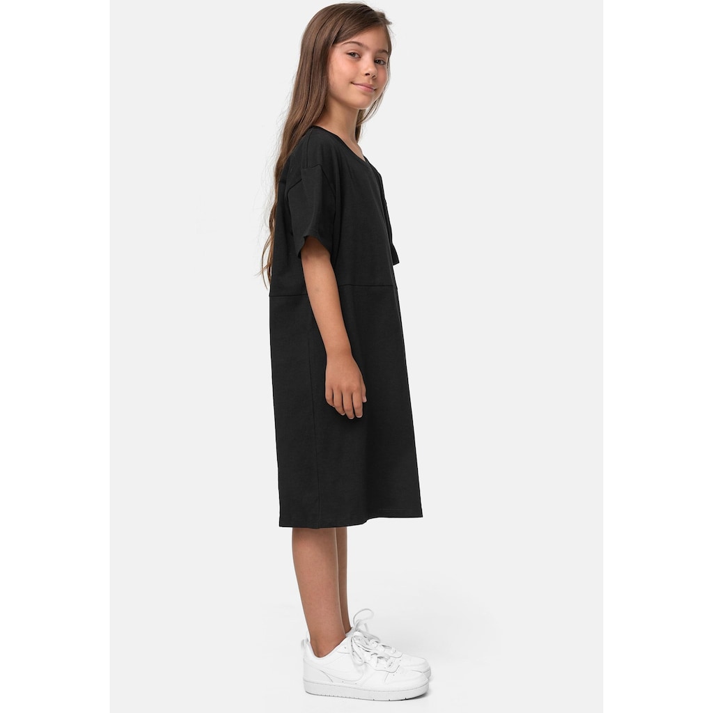 URBAN CLASSICS Shirtkleid »Urban Classics Damen Girls Organic Oversized Tee Dress«, (1 tlg.)