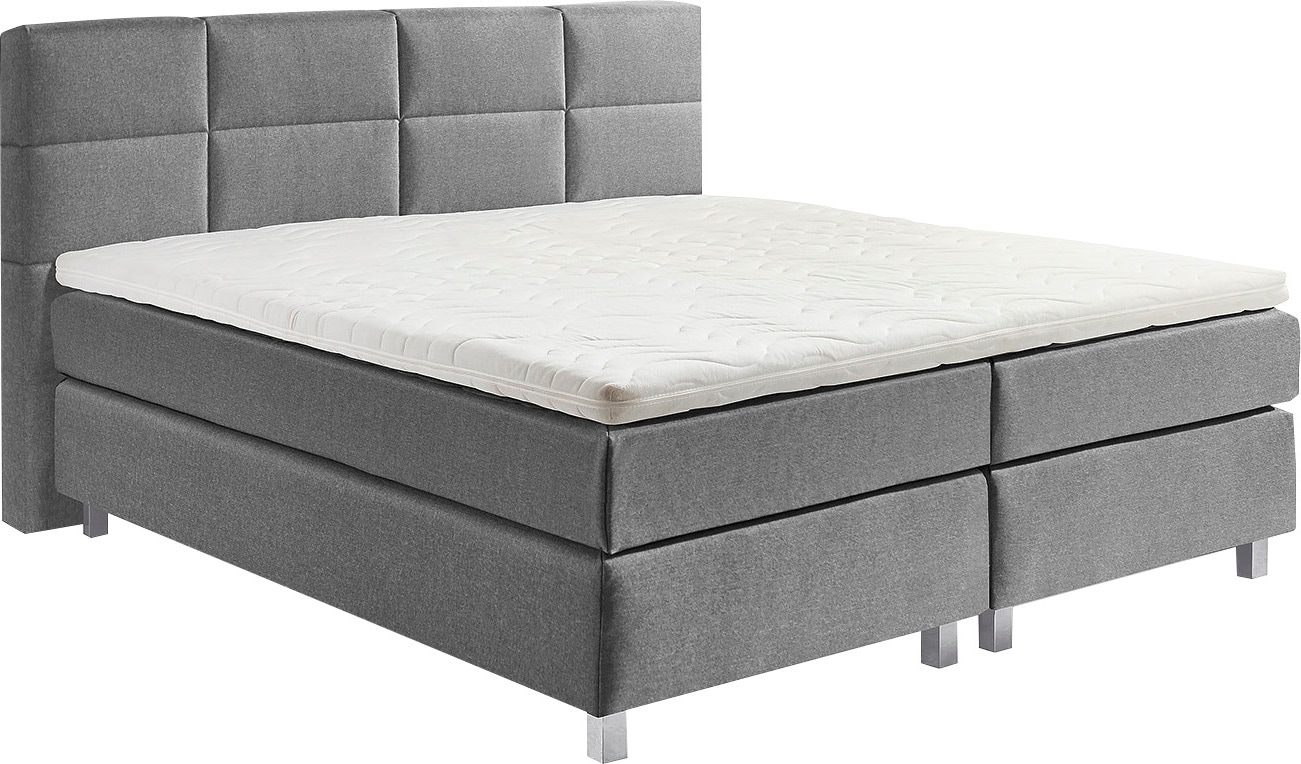 Westfalia Schlafkomfort Boxspringbett wahlweise mit Kaltschaum-Topper günstig online kaufen