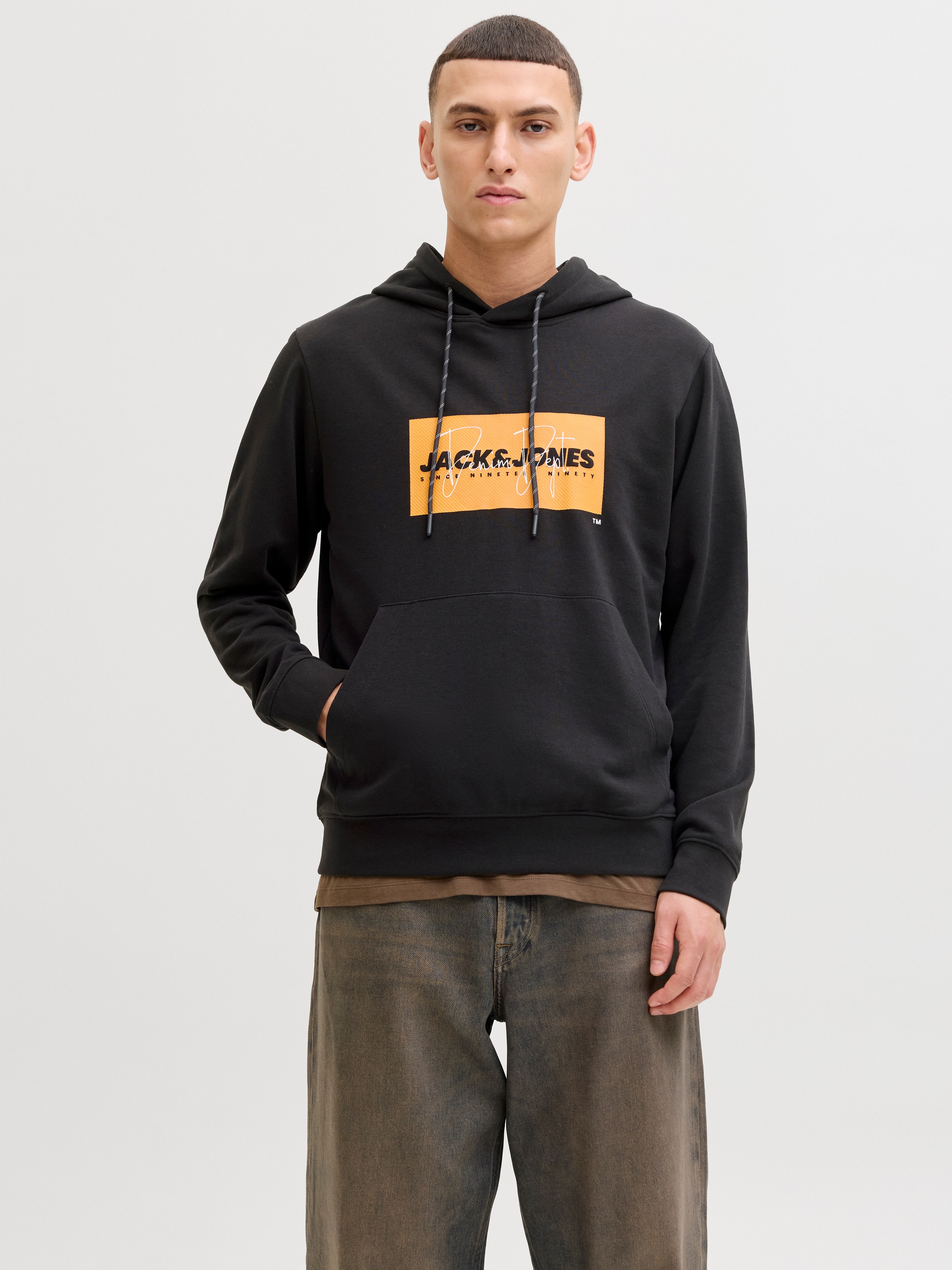 Jack & Jones Kapuzensweatshirt "JJCOLE PRINT SWEAT HOOD UNB" günstig online kaufen