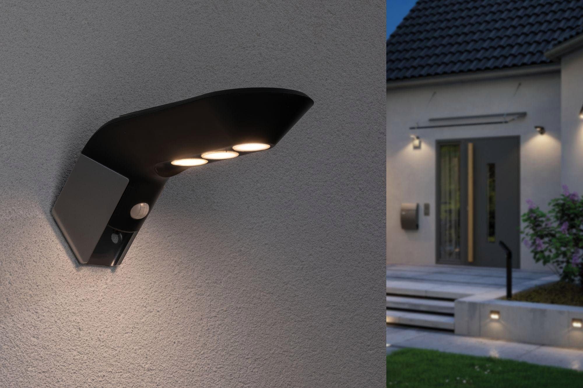 Paulmann LED Außen-Wandleuchte »Soley«, 3 flammig-flammig, LED-Modul