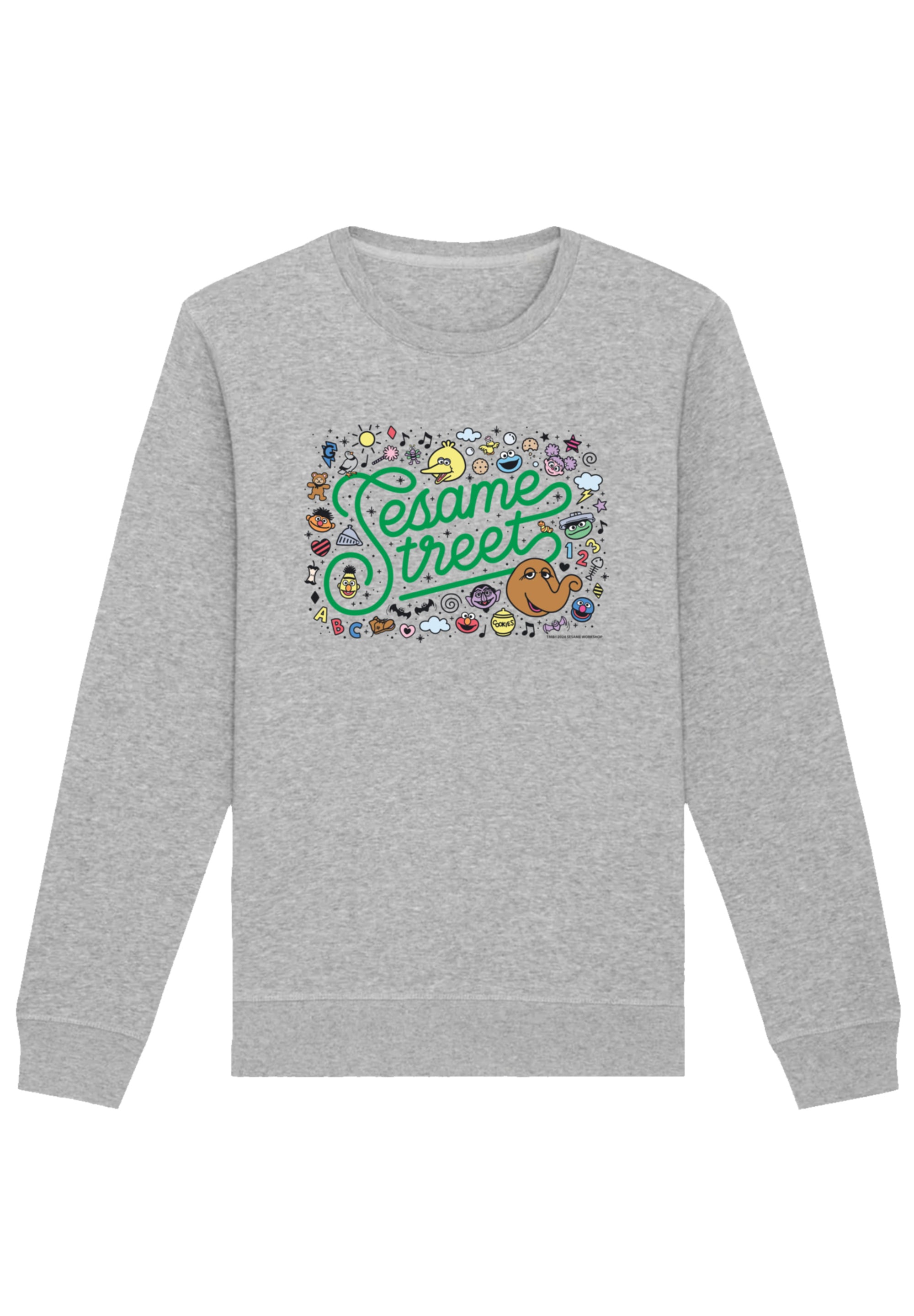 Sweatshirt »Sesamstraße Collage Coloured«, Premium Qualität,Nostalgie, Fernsehserie