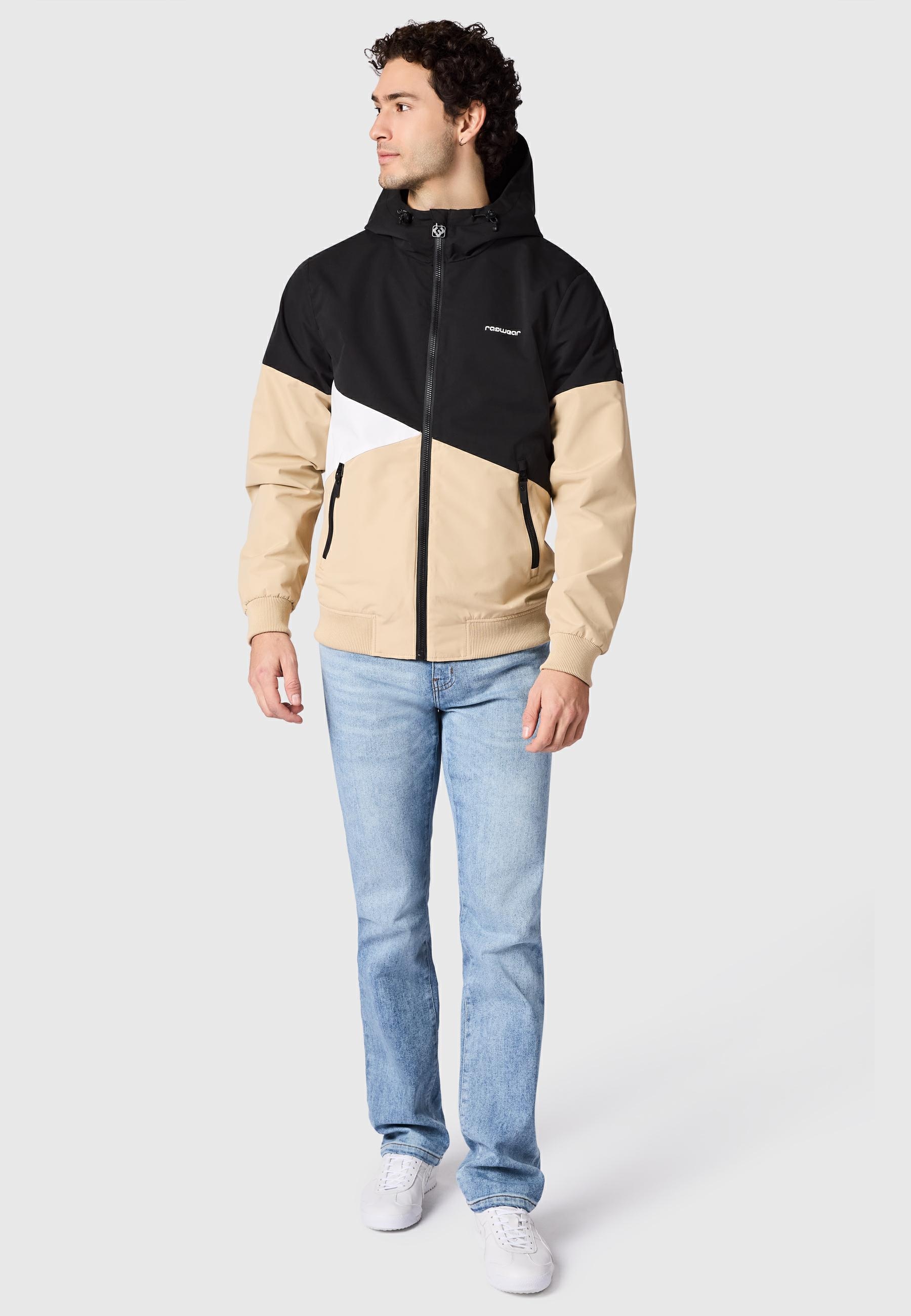 Ragwear Outdoorjacke »Renad« mit Kapuze Ultraleichte wasserdichte Herren Übergangsjacke mit Kapuze