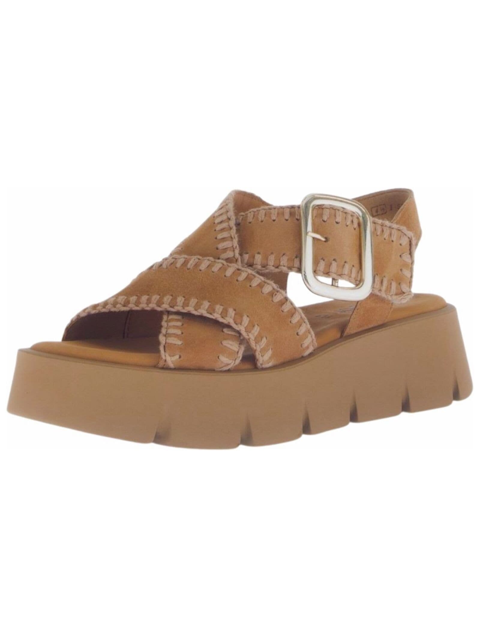 Gabor Plateausandaletten "Gabor Sandalen Leder" günstig online kaufen