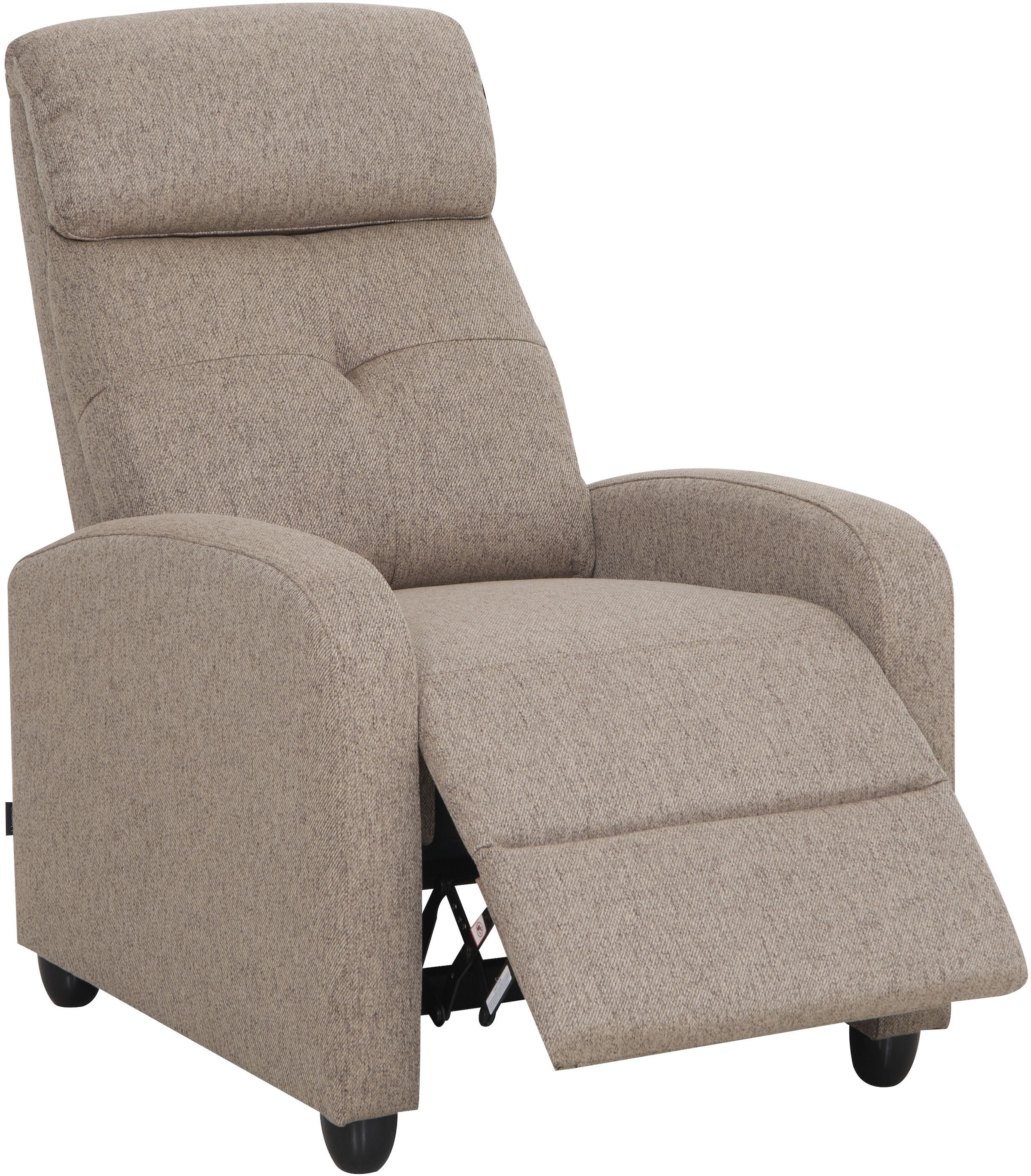 Home affaire Relaxsessel »VESOUL, TV-Sessel, Ruhesessel mit Schlaffunktion, Webstoff«, Loungesessel mit manueller Relax- und Liegefunktion (105°-135°)