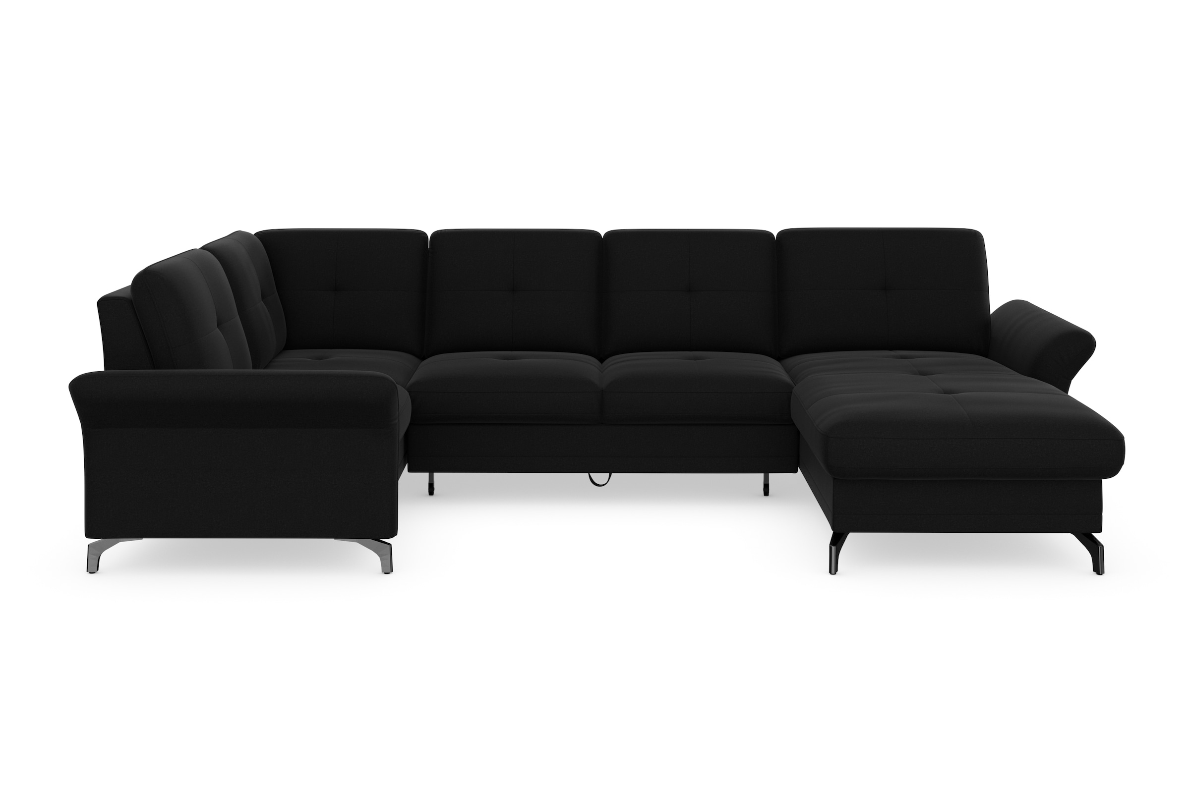 Home affaire Wohnlandschaft "Calando U-Form" wahlweise mit Bettfunktion, Be günstig online kaufen