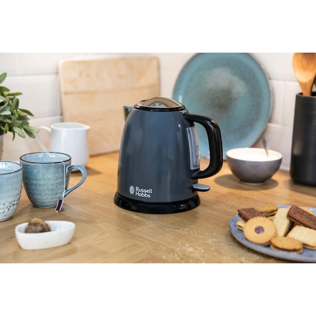 RUSSELL HOBBS Wasserkocher »Colours plus grau 24993-70«, 1 l, 2400 W