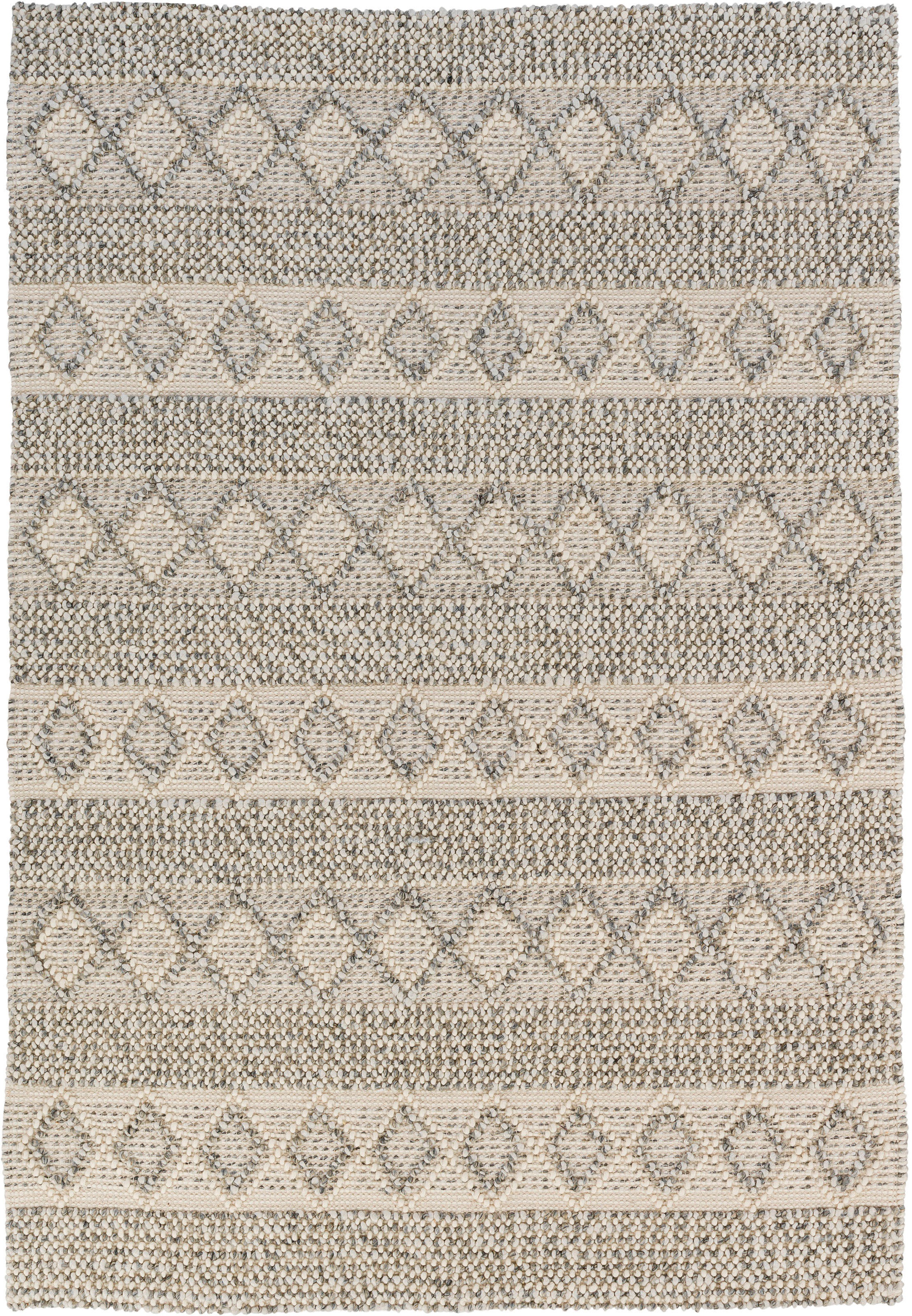 SCHÖNER WOHNEN-Kollektion Teppich "Alva" rechteckig 14 mm Höhe Hoch-Tief-St günstig online kaufen