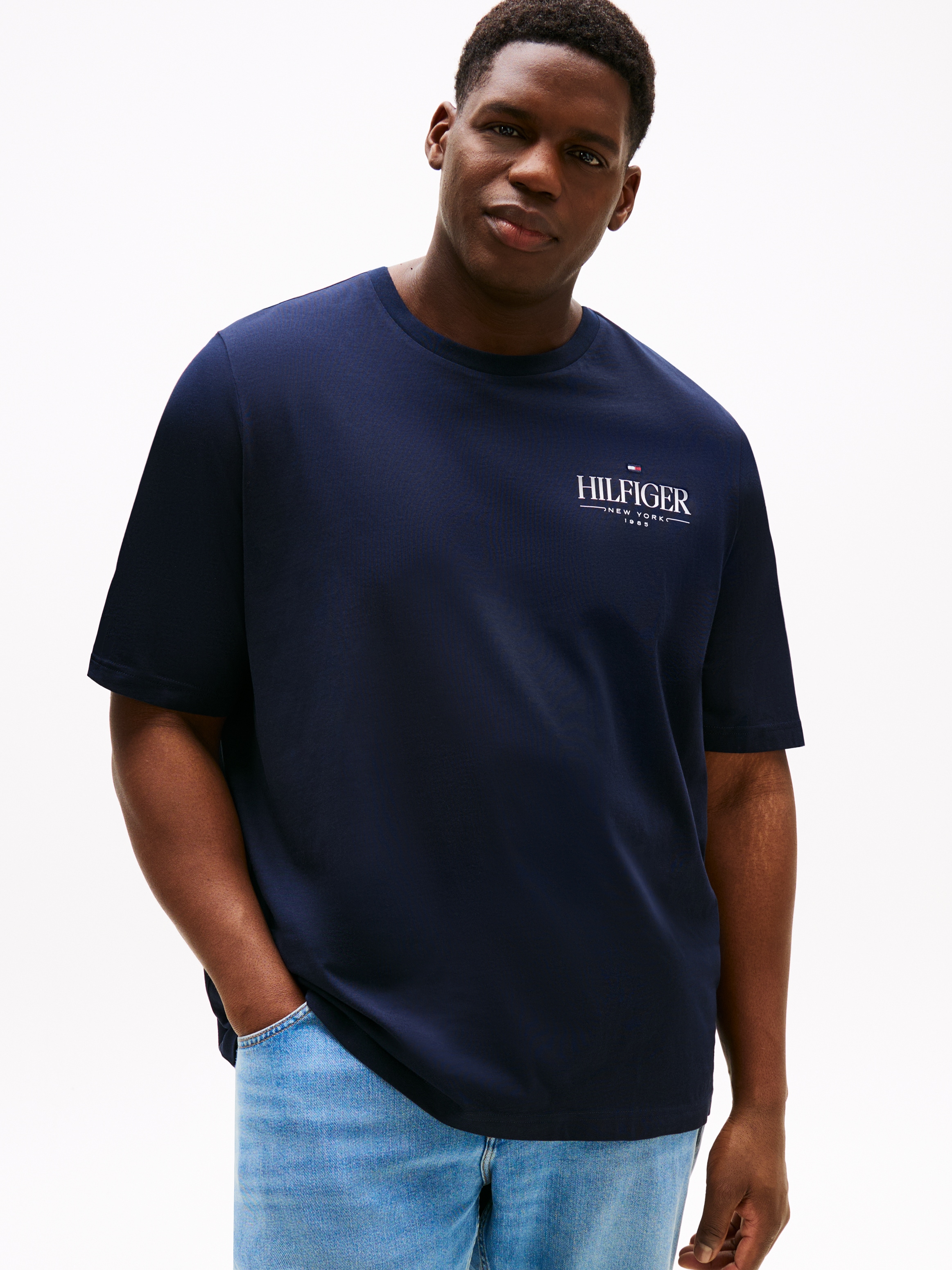 Tommy Hilfiger Big & Tall T-Shirt "BT-HILFIGER STACK TEE-B", Große Größen günstig online kaufen