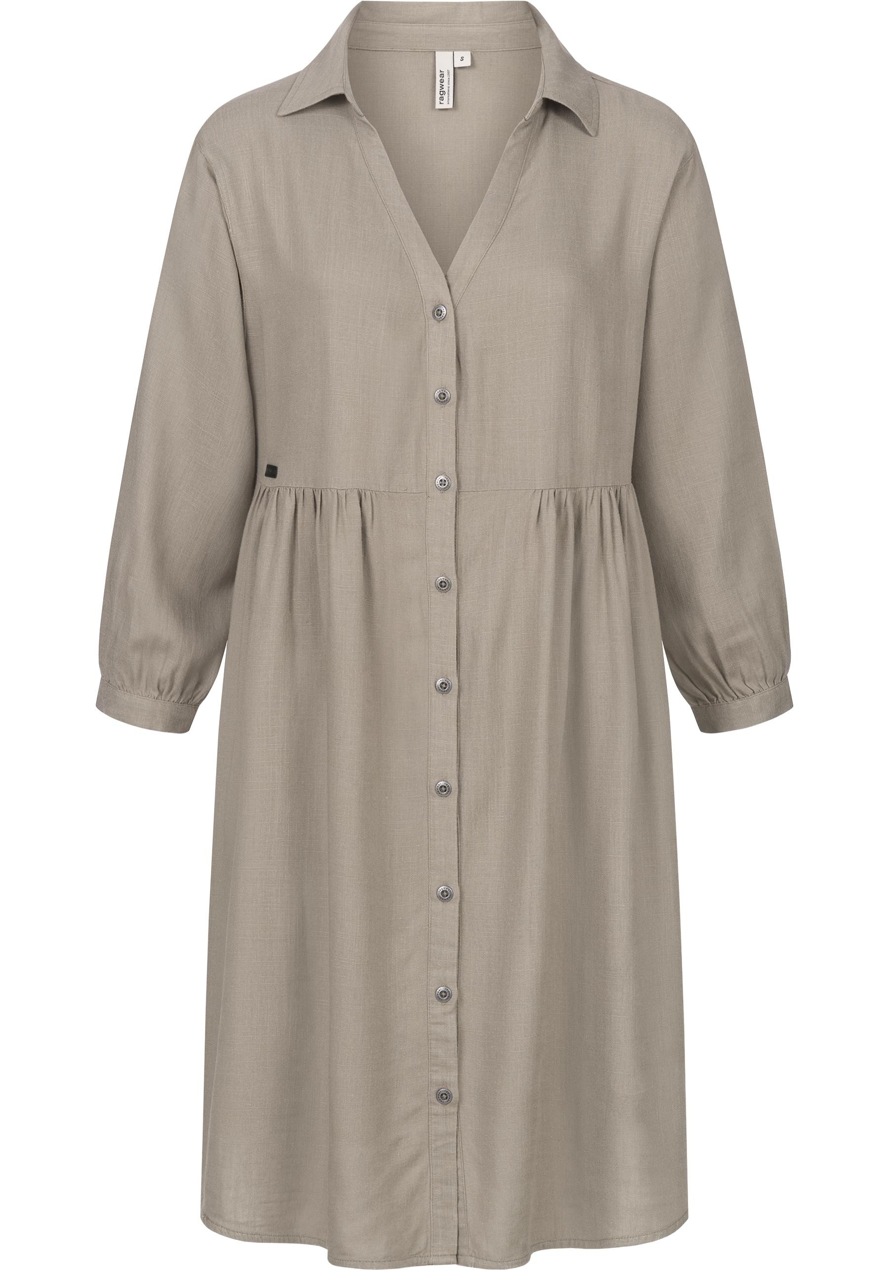 Ragwear Minikleid "Almu" Ohne Taschen Leichtes Langarmkleid mit Blumenmuste günstig online kaufen