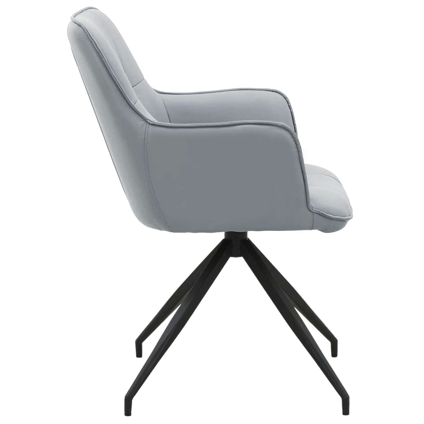 OTTO home Esszimmerstuhl »Cardiff« () 1 Stk.Sitzschale 360° drehbar, Kunstleder Bezug, Sitzhöhe 49 cm