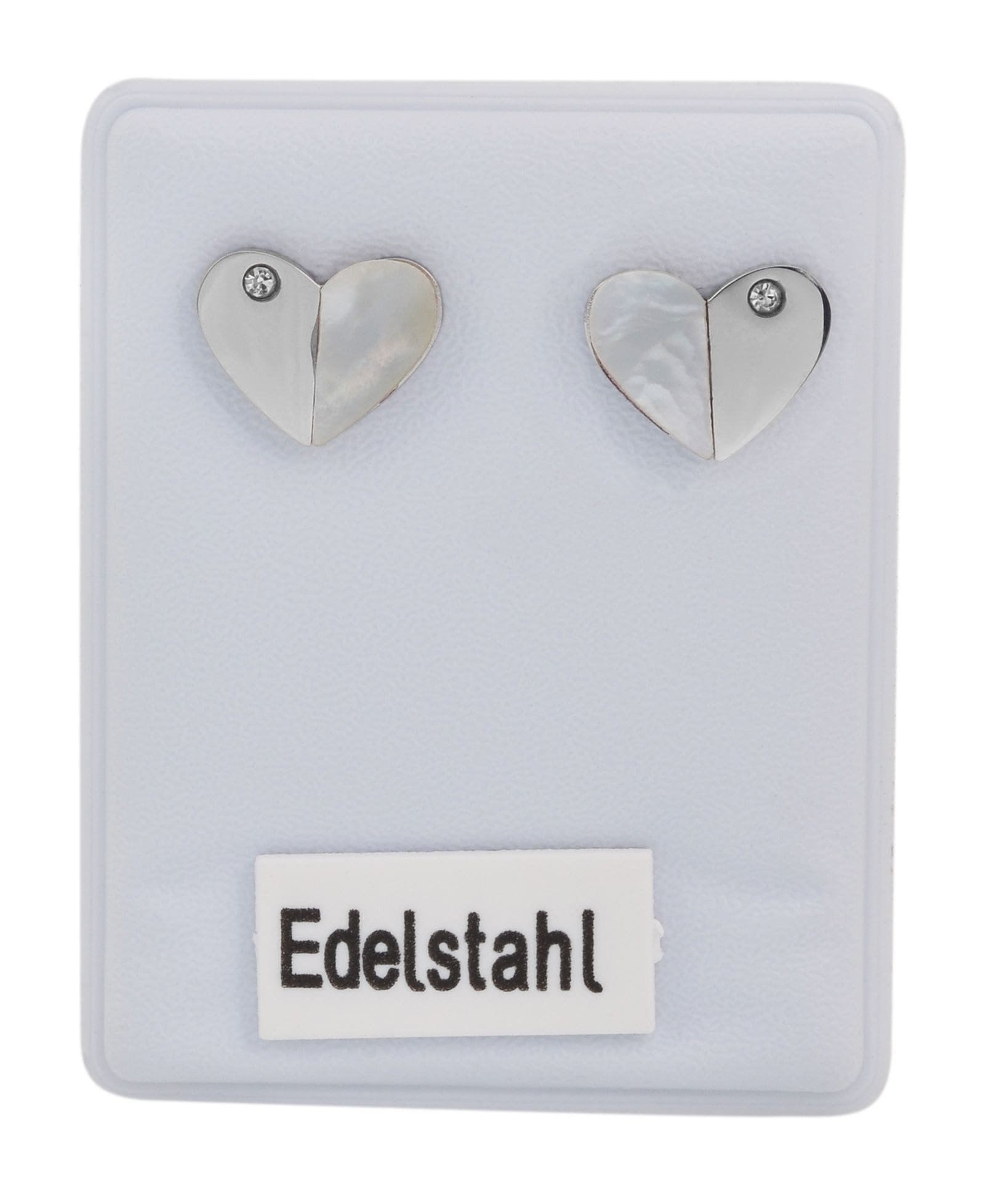 Adelia´s Paar Ohrhänger »Damen Ohrringe – Ohrstecker Herz aus Edelstahl mit Perlmutt« Geschenkidee: zeitlos und vielseitig