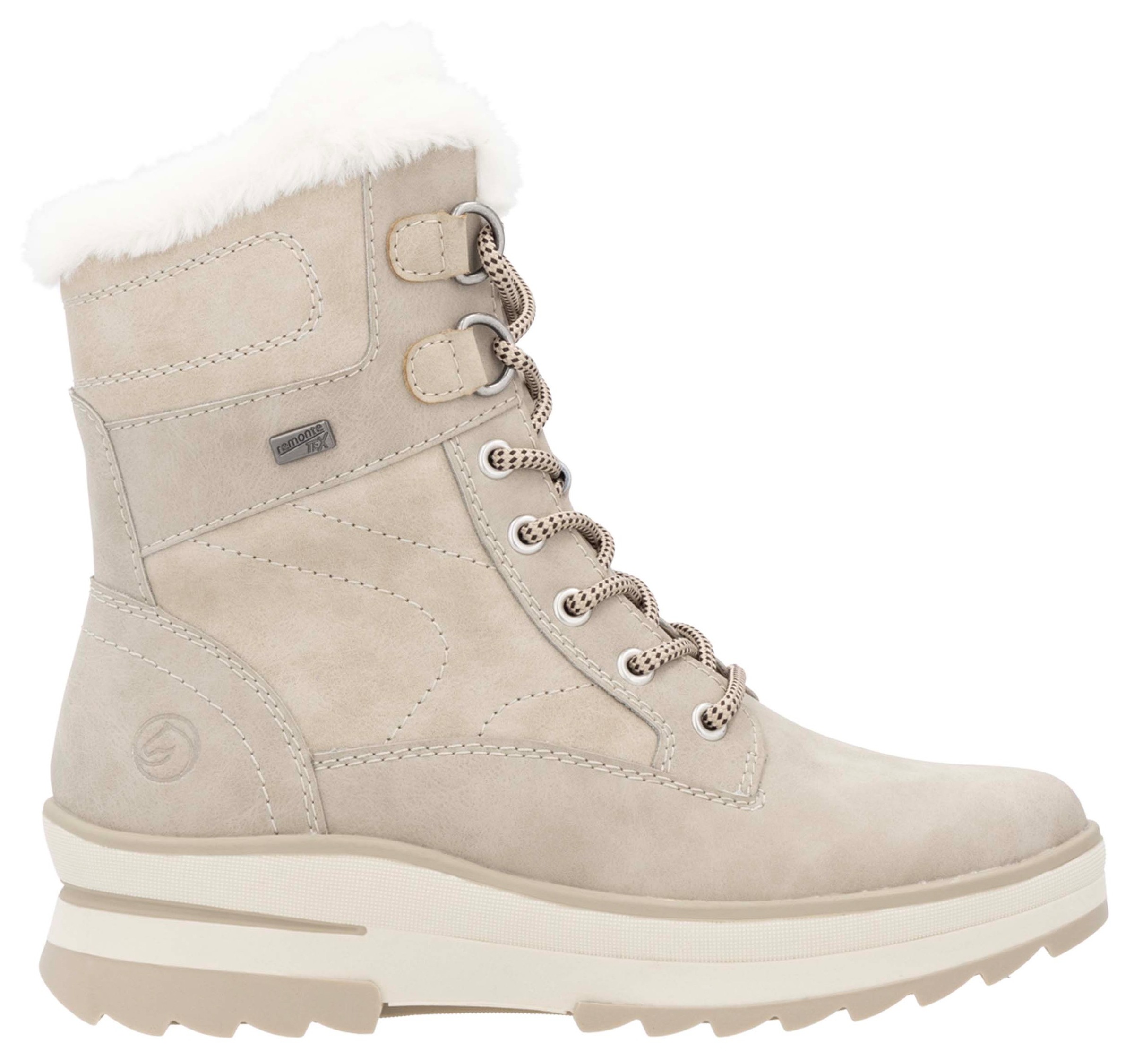 Remonte Winterboots, Keilabsatz, Plateau, Winterboots mit wasserabweisender TEX-Membran