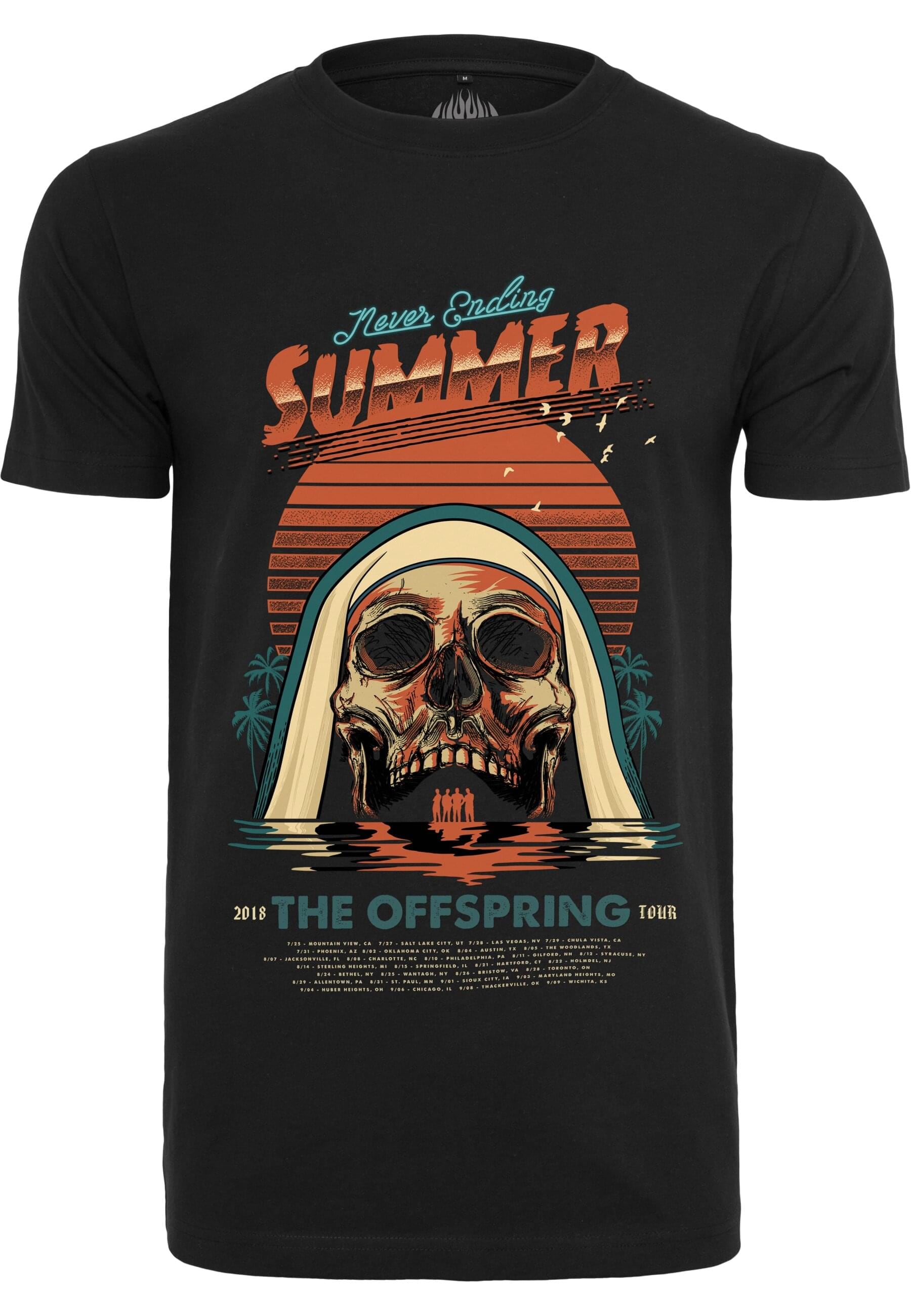 Merchcode T-Shirt "Merchcode Offspring Never Ending Summer Tee" 1 Stk. tlg. günstig online kaufen