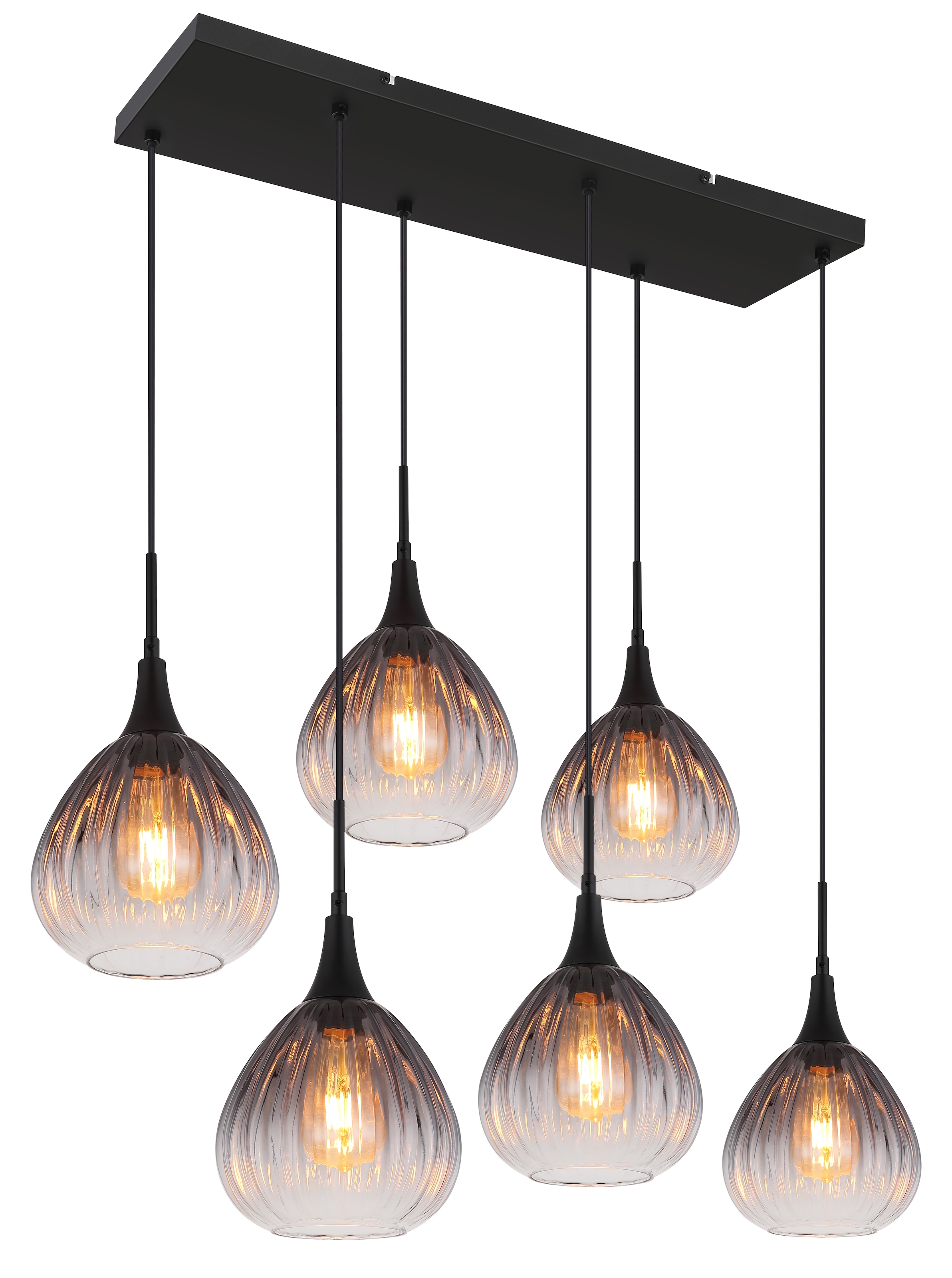 GLOBO LIGHTING Hängeleuchte »OLSEN«, Leuchtmittel E27 | ohne Leuchtmittel, Hängelampe/Pendelleuchte/Esszimmer/Wohnzimmer/Esstisch